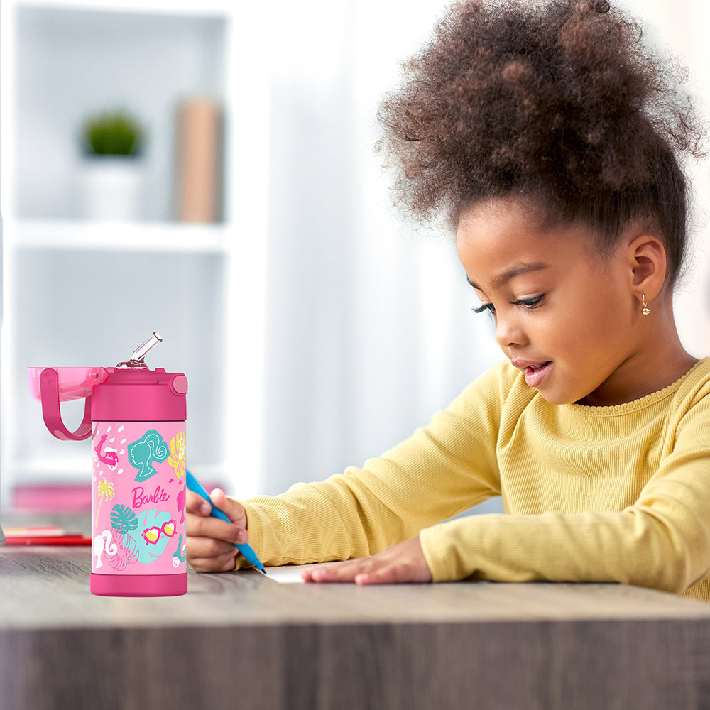 12oz FUNTAINER® WATER BOTTLE BARBIE™、mySite、noshort