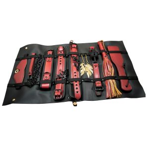 BDSM De Lux | 10 Piece Bondage | Padded | Briefcase | Vegan Leather、mySite、bottomscart