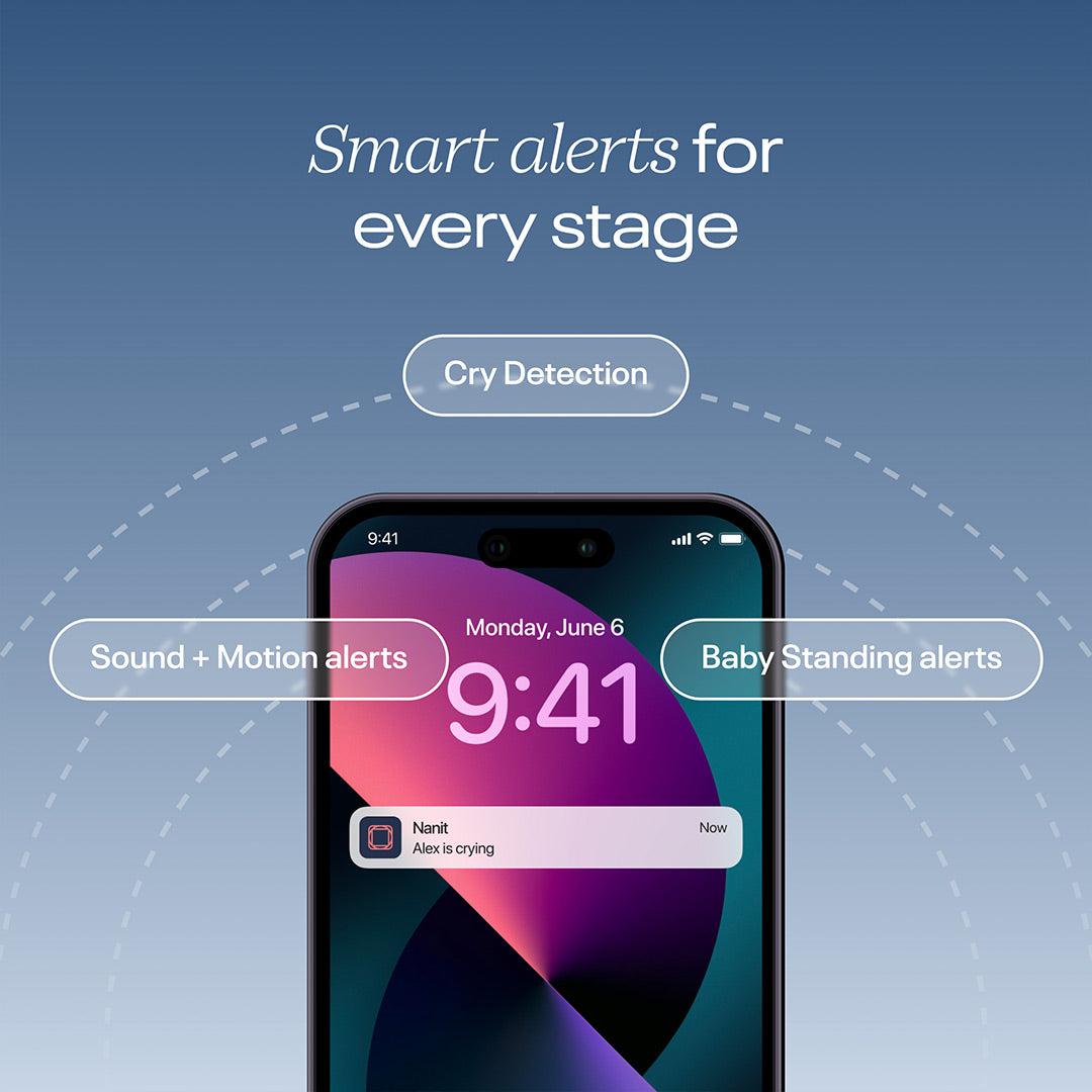  Nanit Pro Baby Monitor + Floor Stand Gen2 - White、mySite、merchandisen