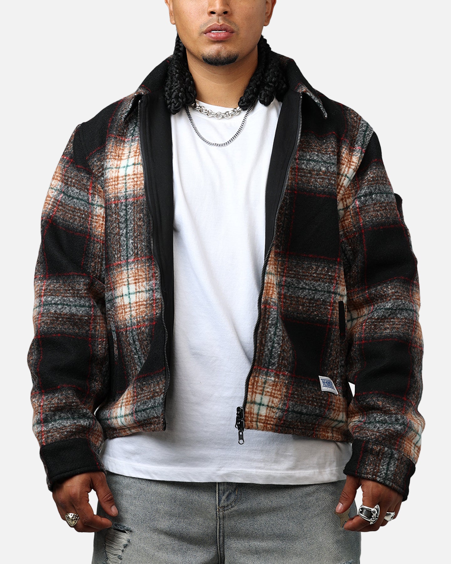 The Hundreds Everett Reversible Work Jacket Black、mySite、zt4zffjzw