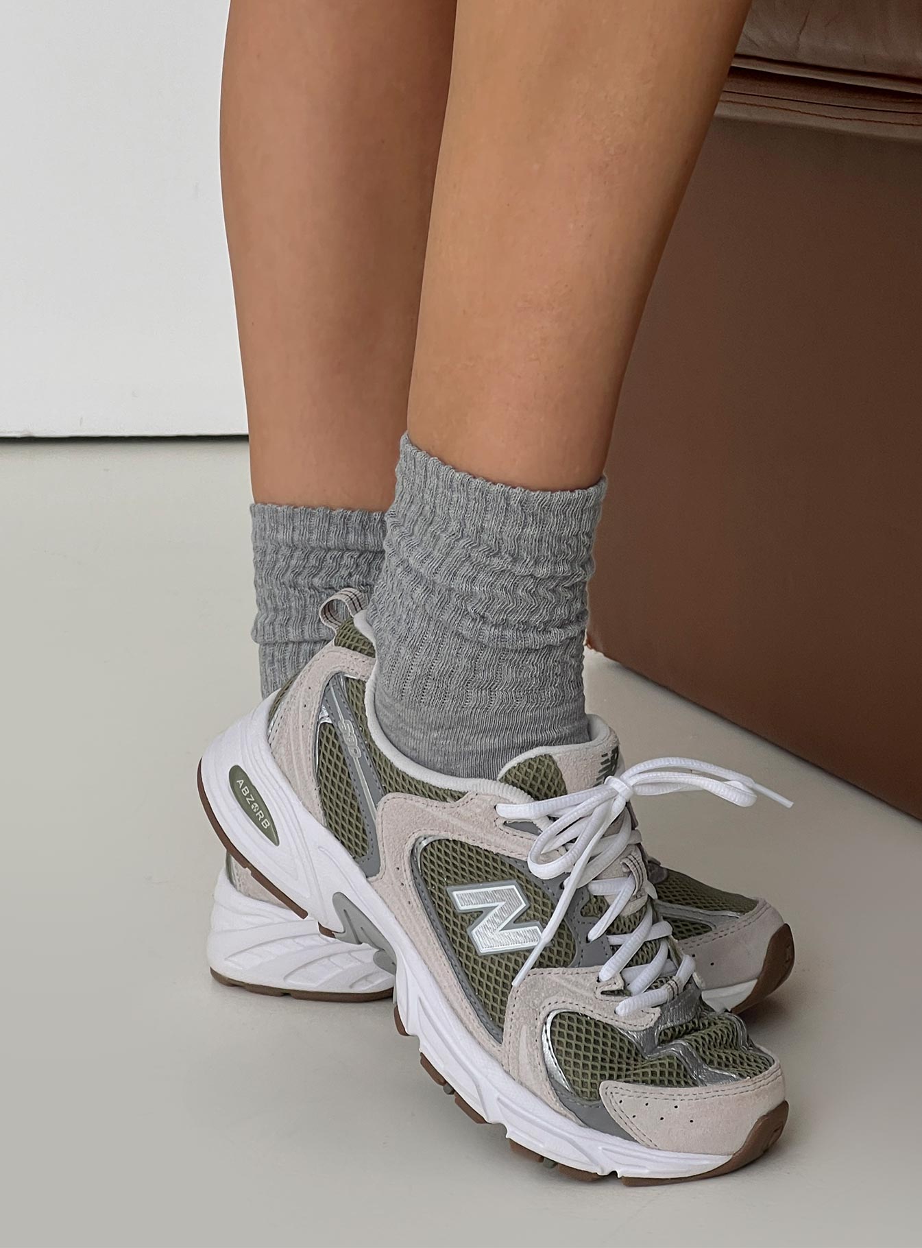 Sama Slouch Sock Grey、mySite、solidvoid