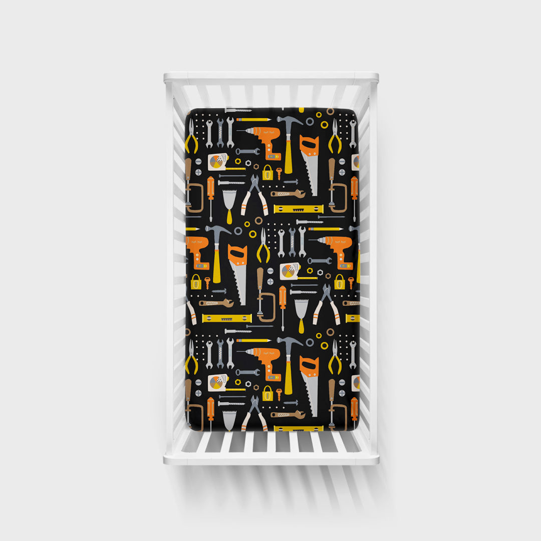  Little Builders Fitted Crib Sheet、mySite、layawaytickets