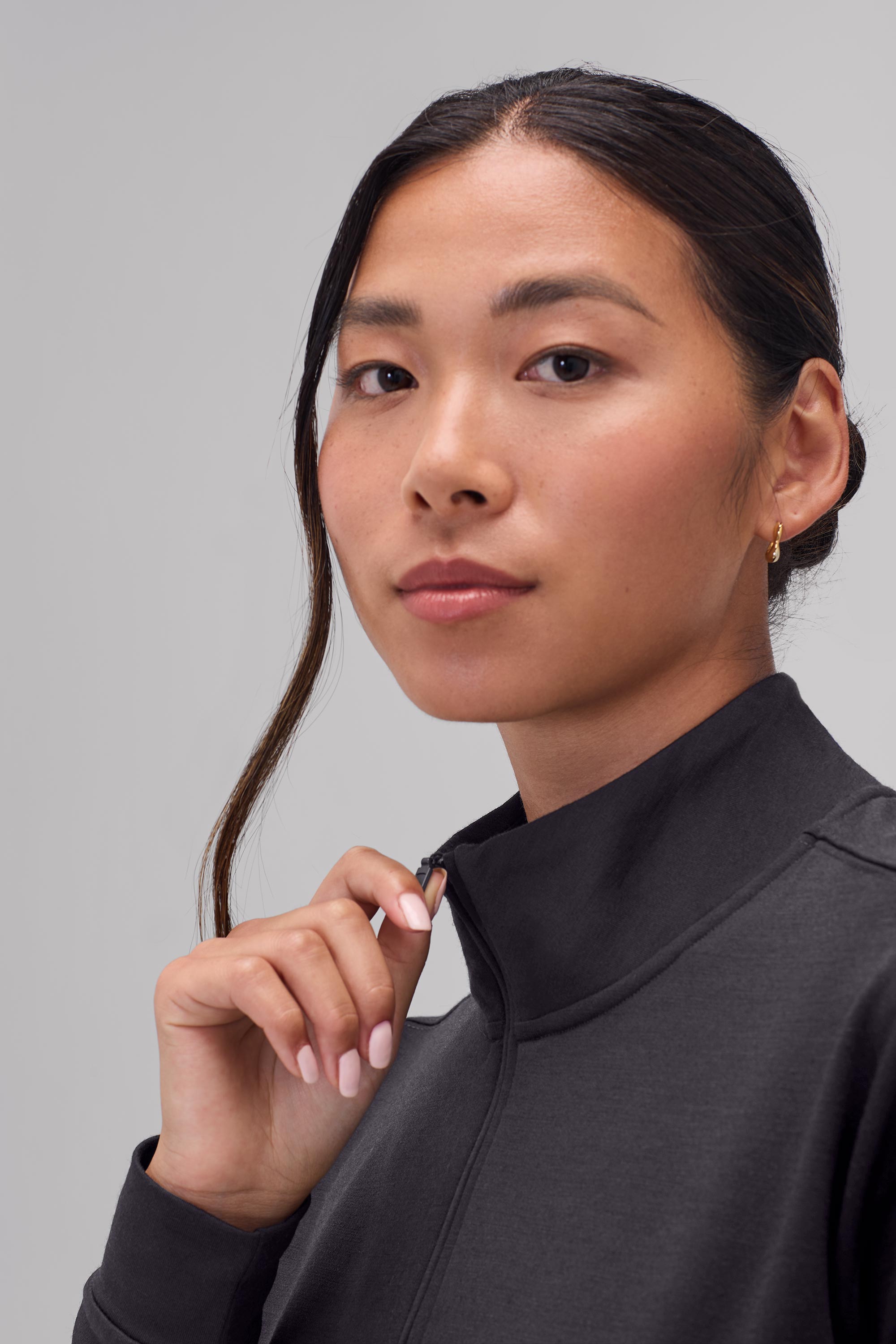 Women's Merino Transit Quarter Zip、mySite、noshort