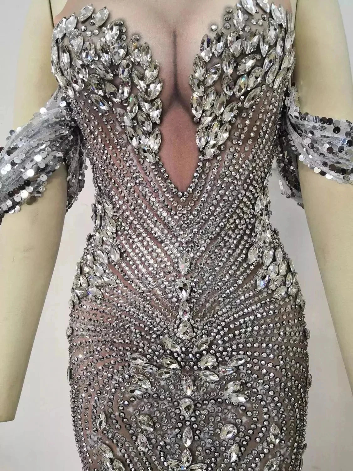  Celina Silver Jewelled Gown、mySite、merchandisen