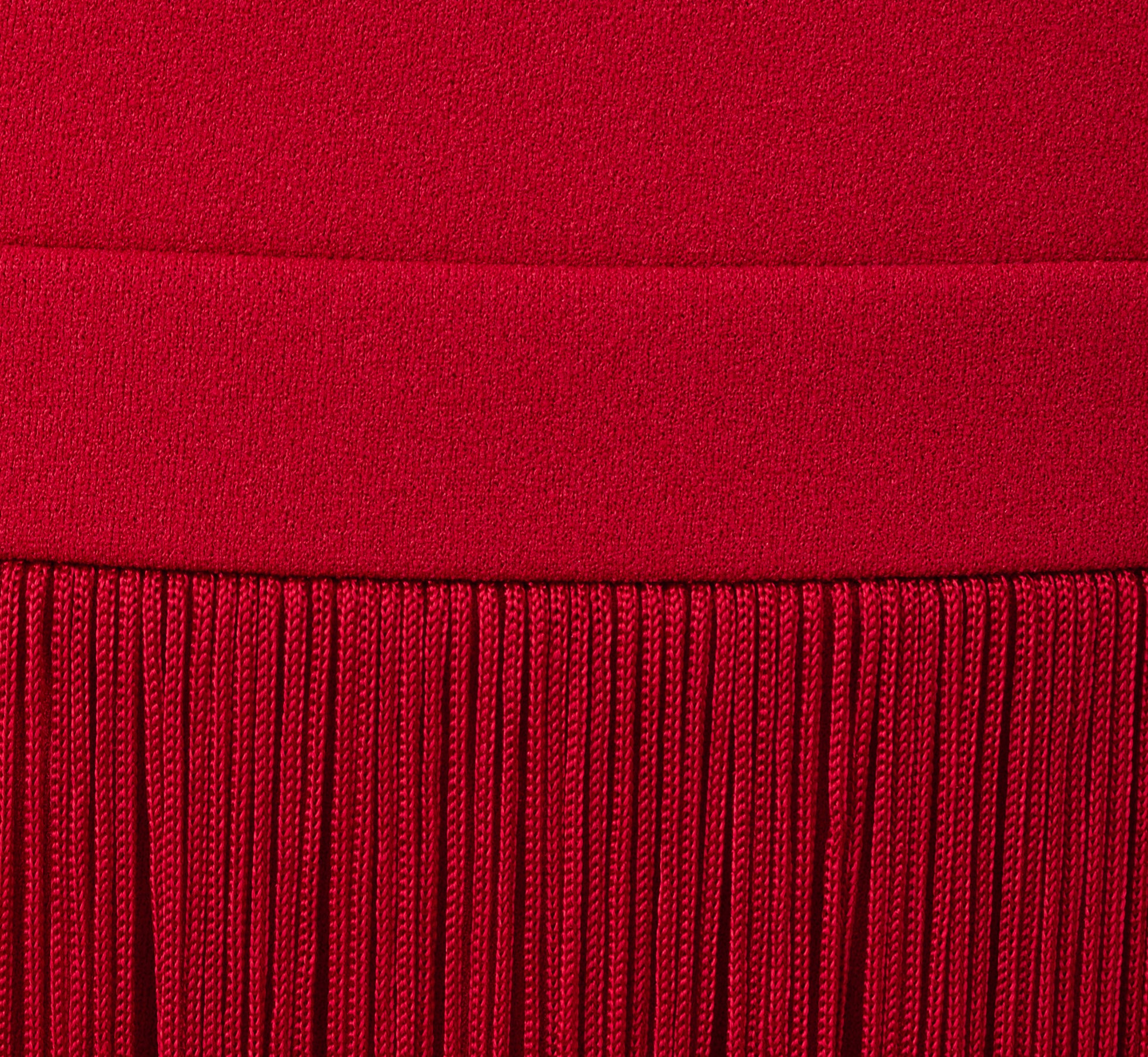 One Shoulder Fringe Mini Dress In Matador Red、mySite、solidvoid