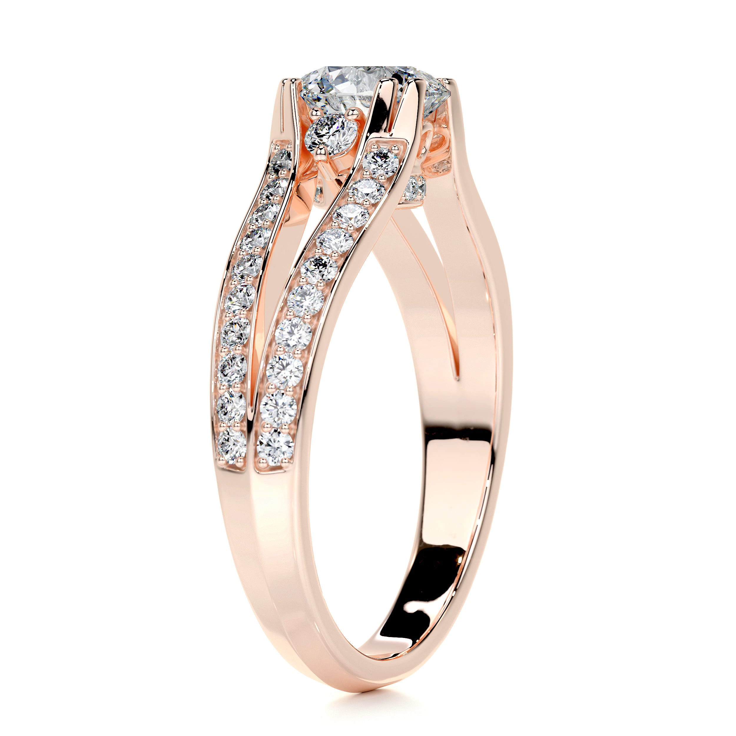 Alex Diamond Engagement Ring -14K Rose Gold、mySite、hinf8tx79