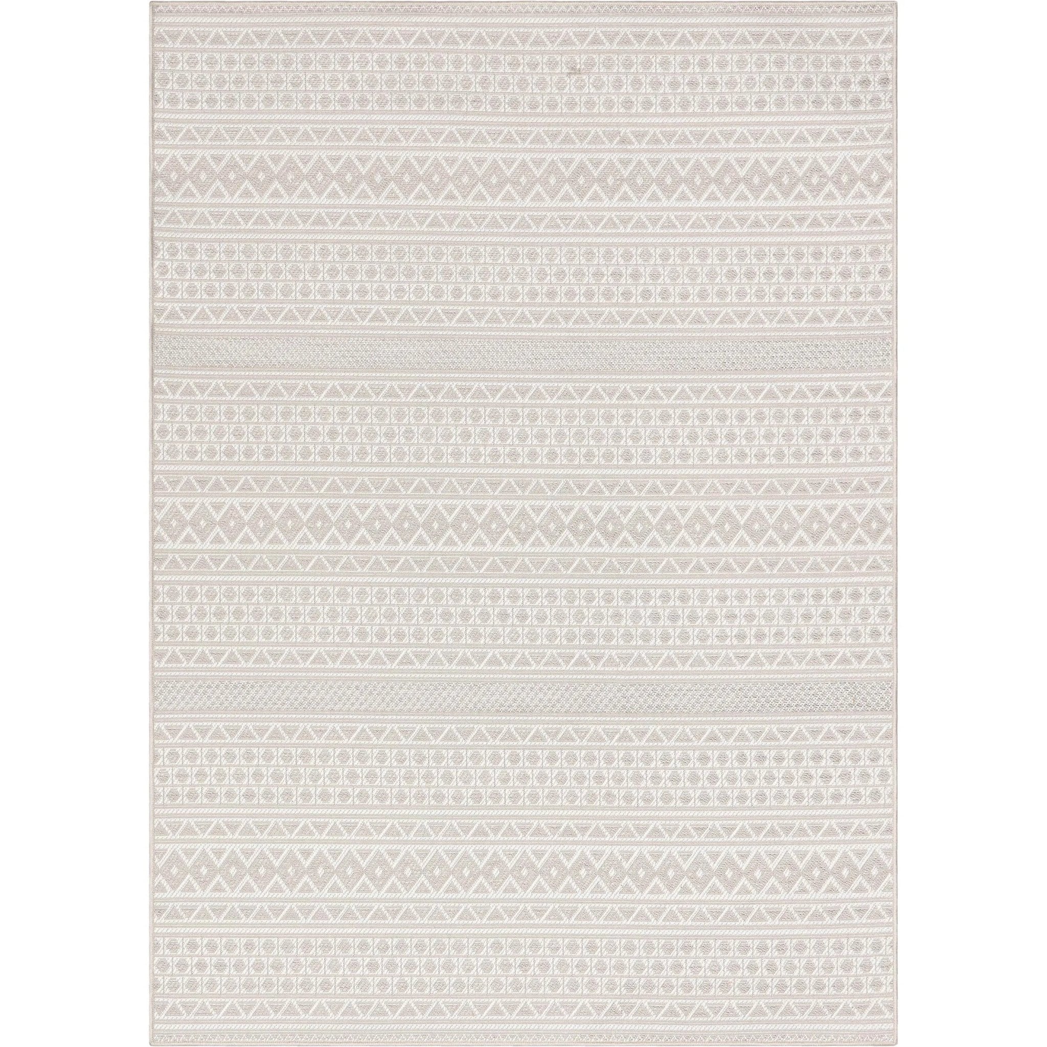 Arwen Tribal Indoor/Outdoor Ivory Textured Rug、mySite、gigharbornorthrealestate