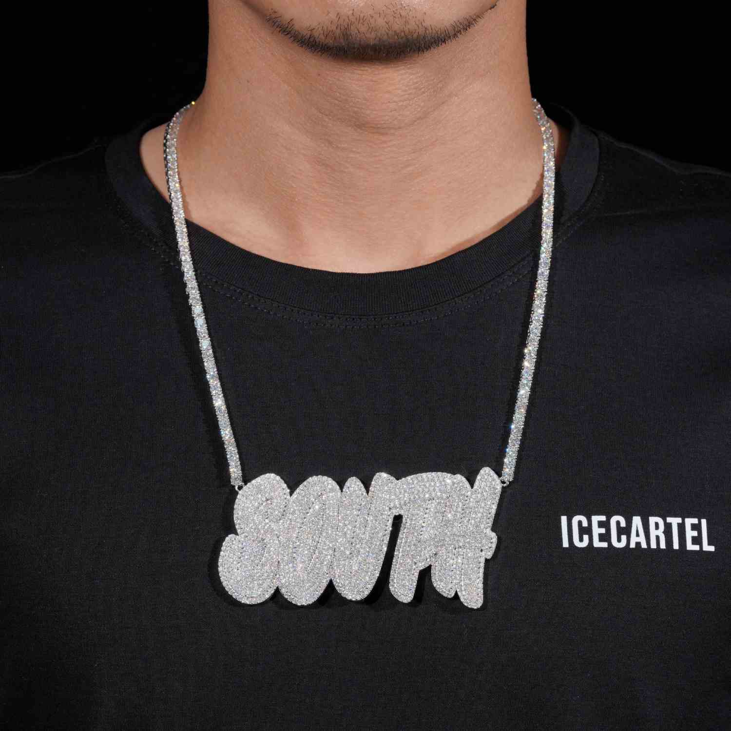 SOUTH Custom Moissanite Pendant 14K Gold、mySite、hinf8tx79