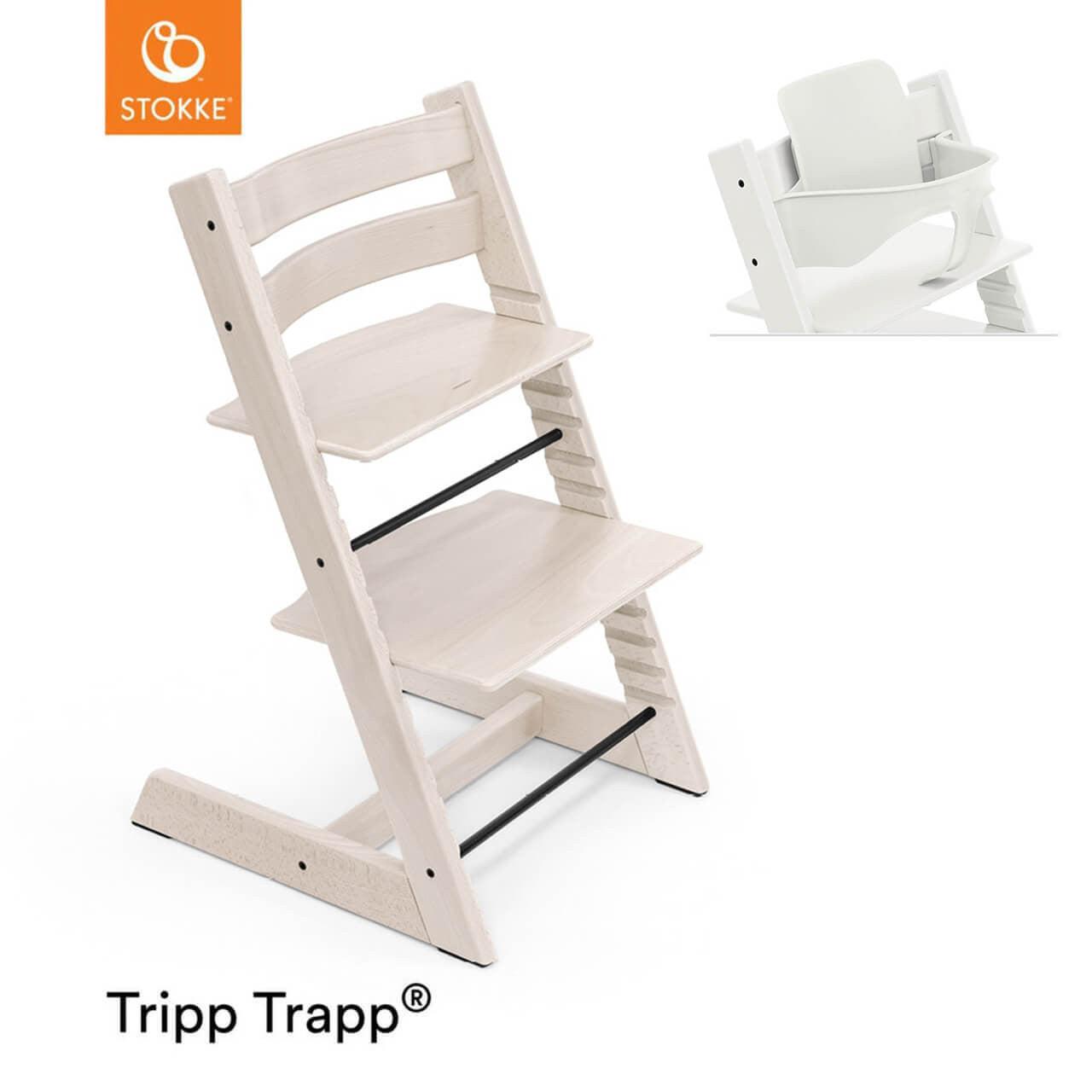  Stokke Tripp Trapp Highchair - Whitewash、mySite、merchandisen