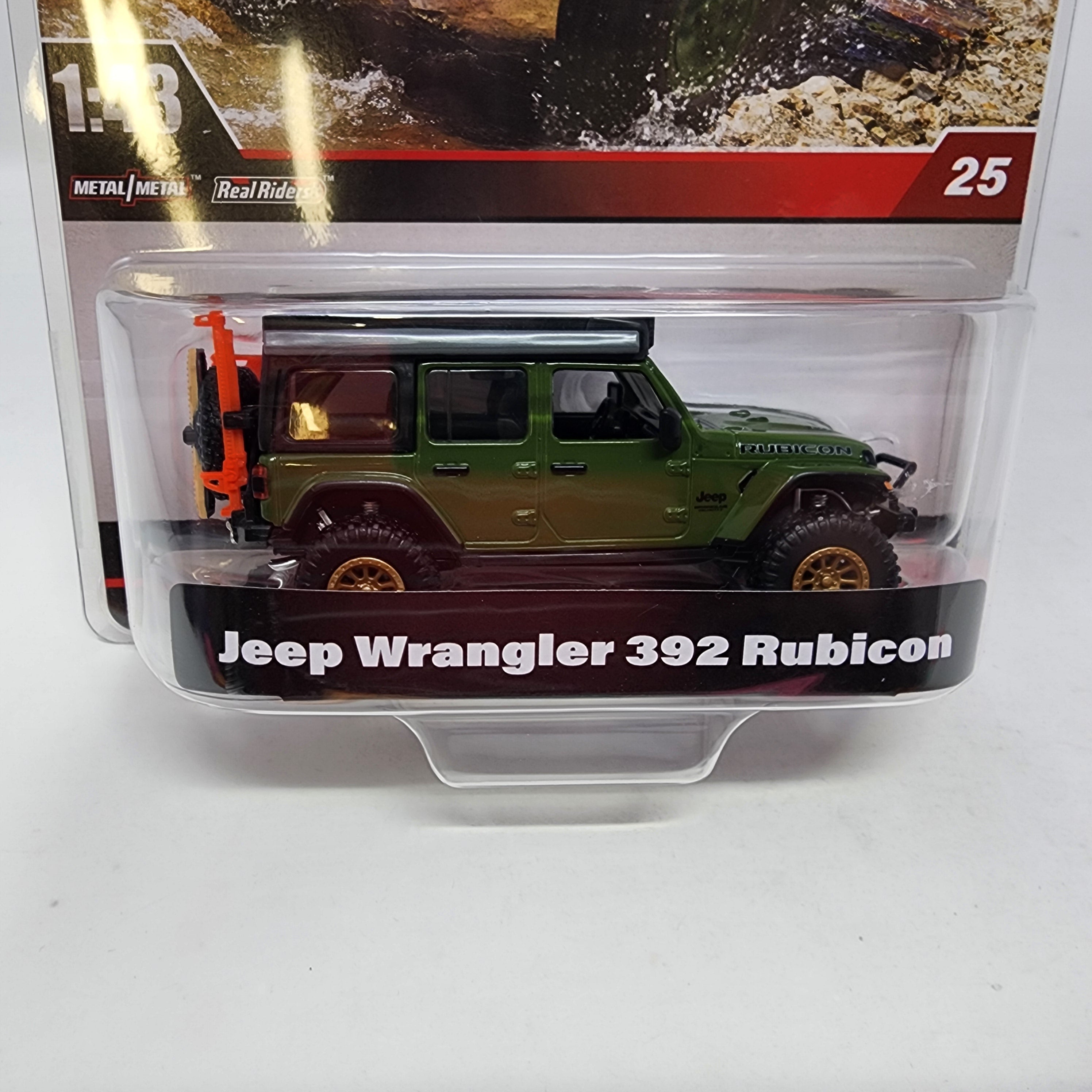 Jeep Wrangler 392 Rubicon * GREEN * 2025 Hot Wheels 1:43 Scale Series Case H、mySite、hgirdovlk