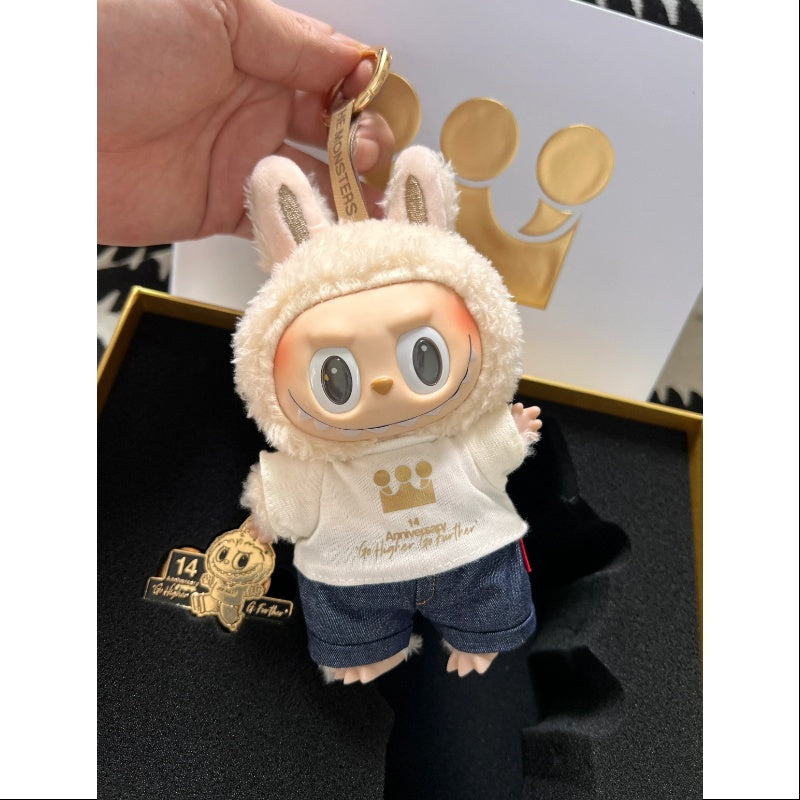  Labubu The Monsters Pop Mart 14th Anniversary Vinyl Plush Pendant 2024 Limited Edition、mySite、greenlandpopulation