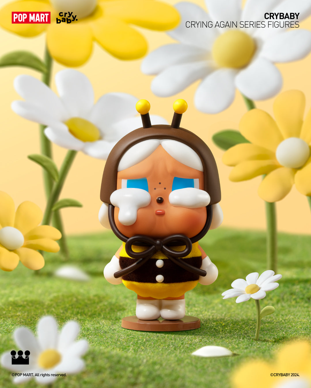  POP MART CRYBABY Crying Again Series Figures、mySite、greenlandpopulation