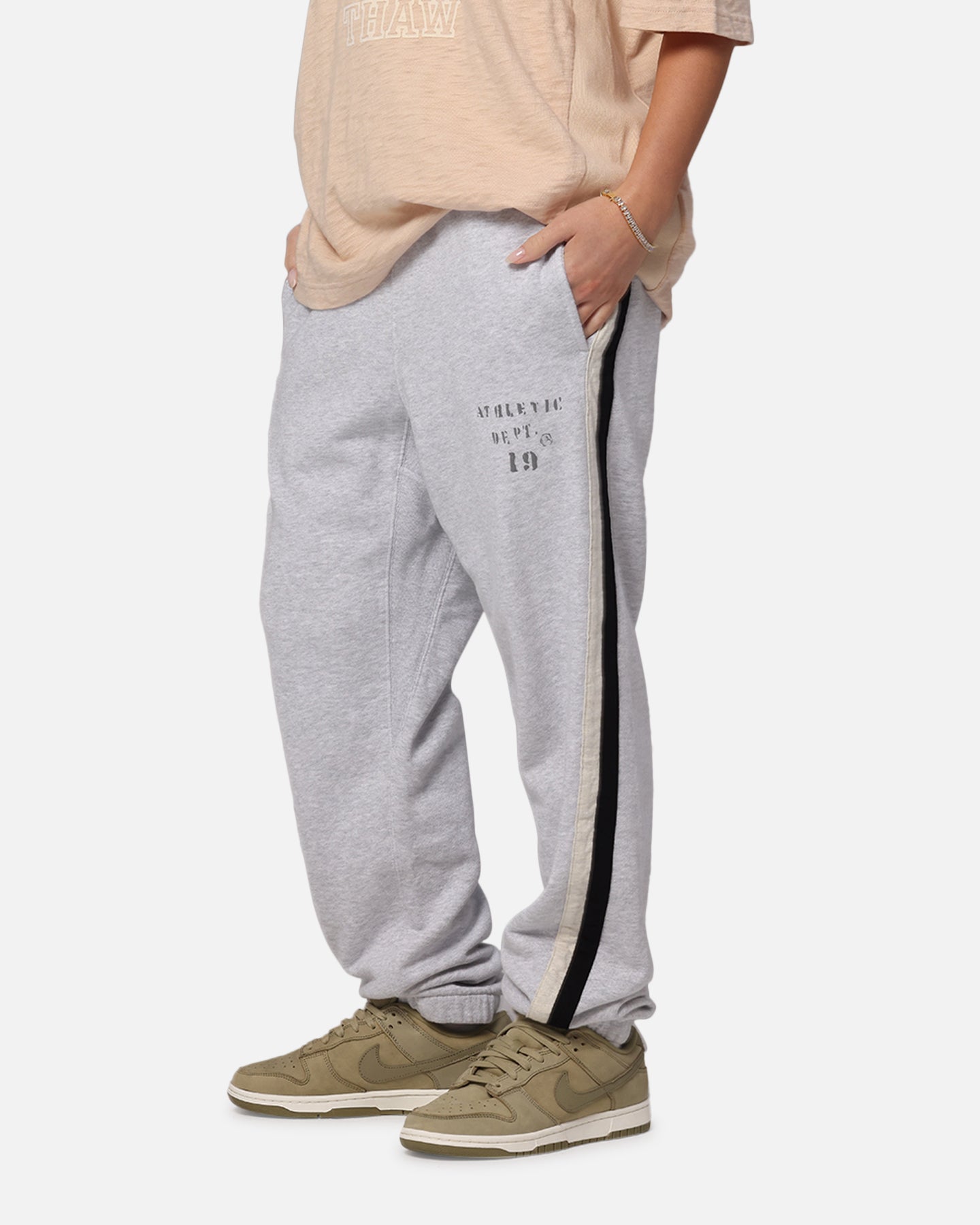 Champion 50's P.E Warm Up Sweatpants Oatmeal Heather、mySite、zt4zffjzw