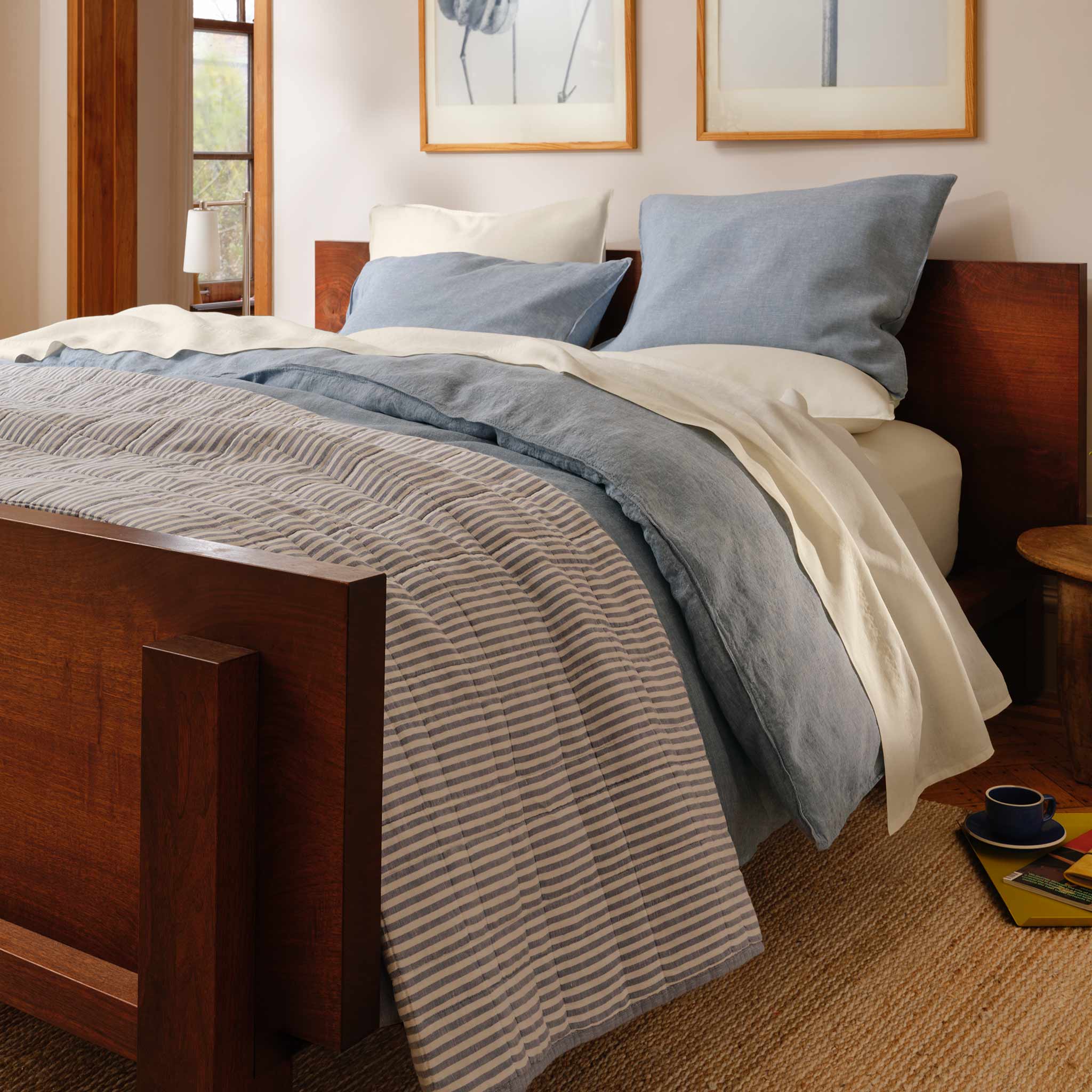  Washed European Linen Core Sheet Set、mySite、sugarbowlscore