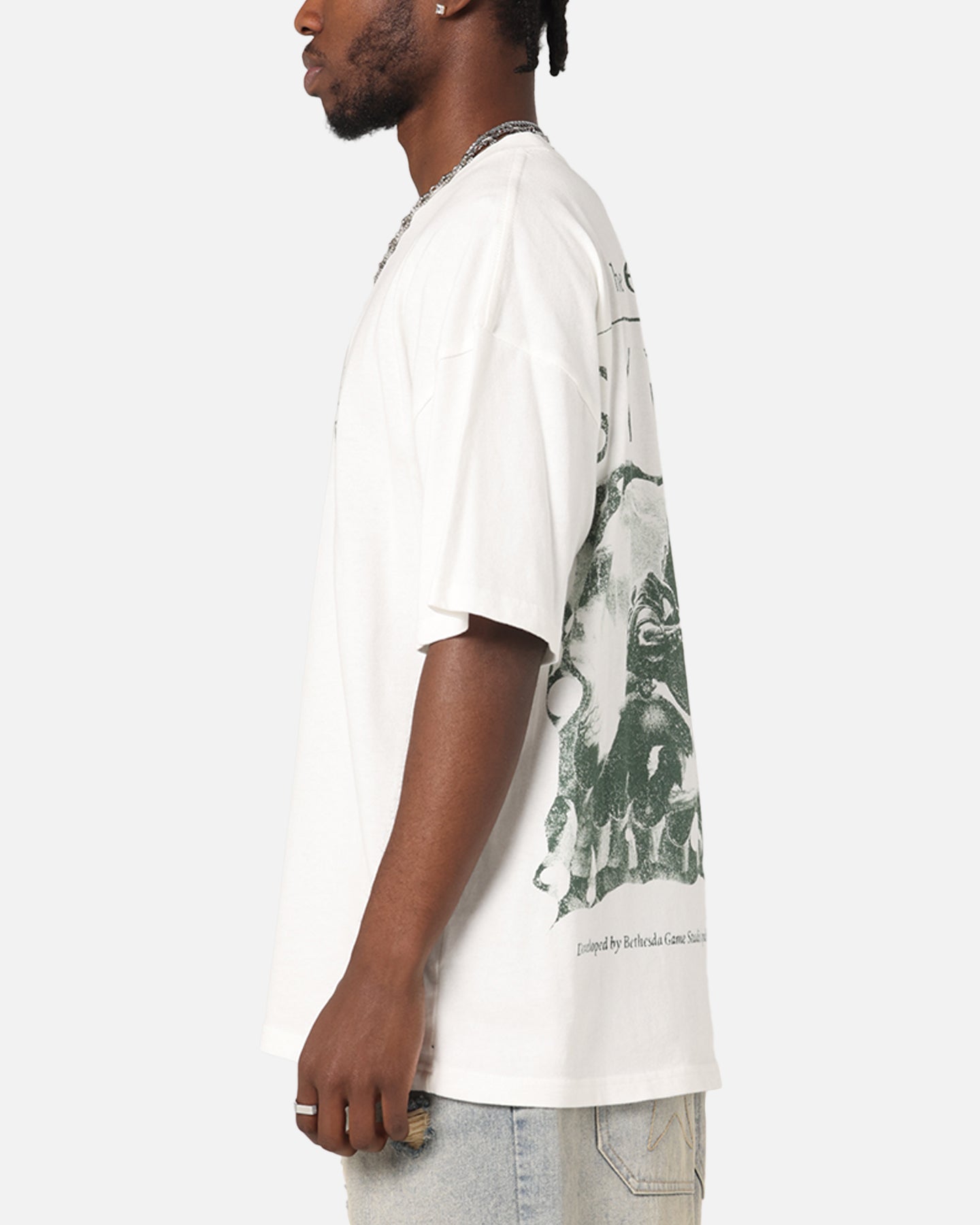 73 Studio X The Elder Scrolls V: Skyrim Vintage T-Shirt Off White、mySite、zt4zffjzw