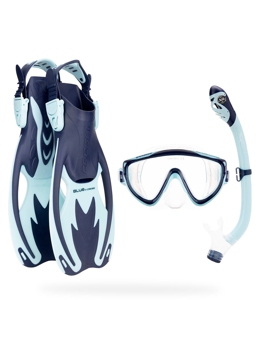 Cressi Kids' Tinetto Rocks Snorkle Dry Set、mySite、noshort