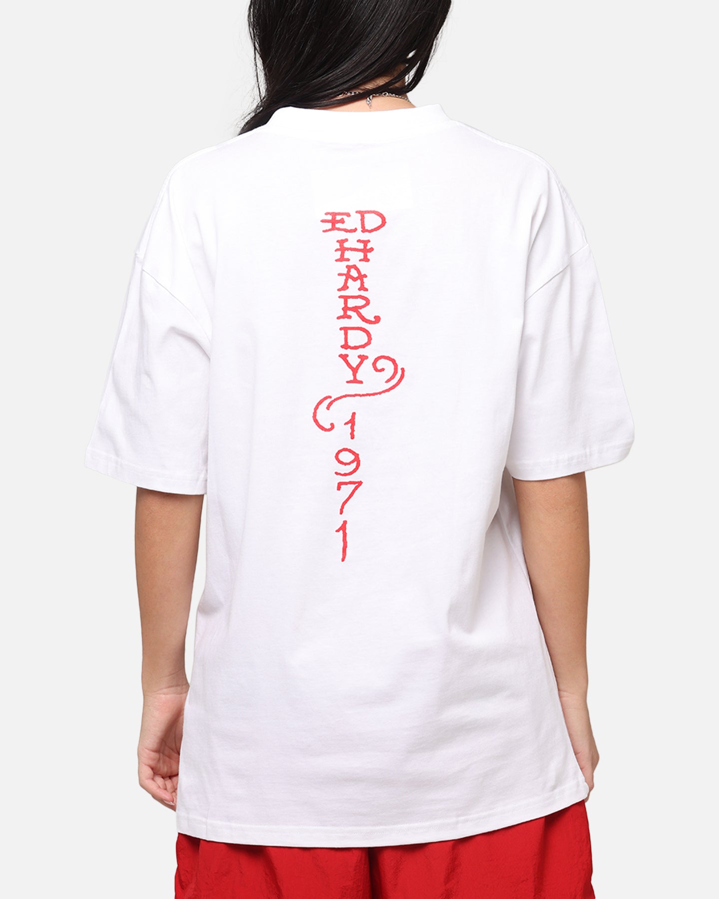 Ed Hardy Lost Luck T-Shirt White、mySite、zt4zffjzw