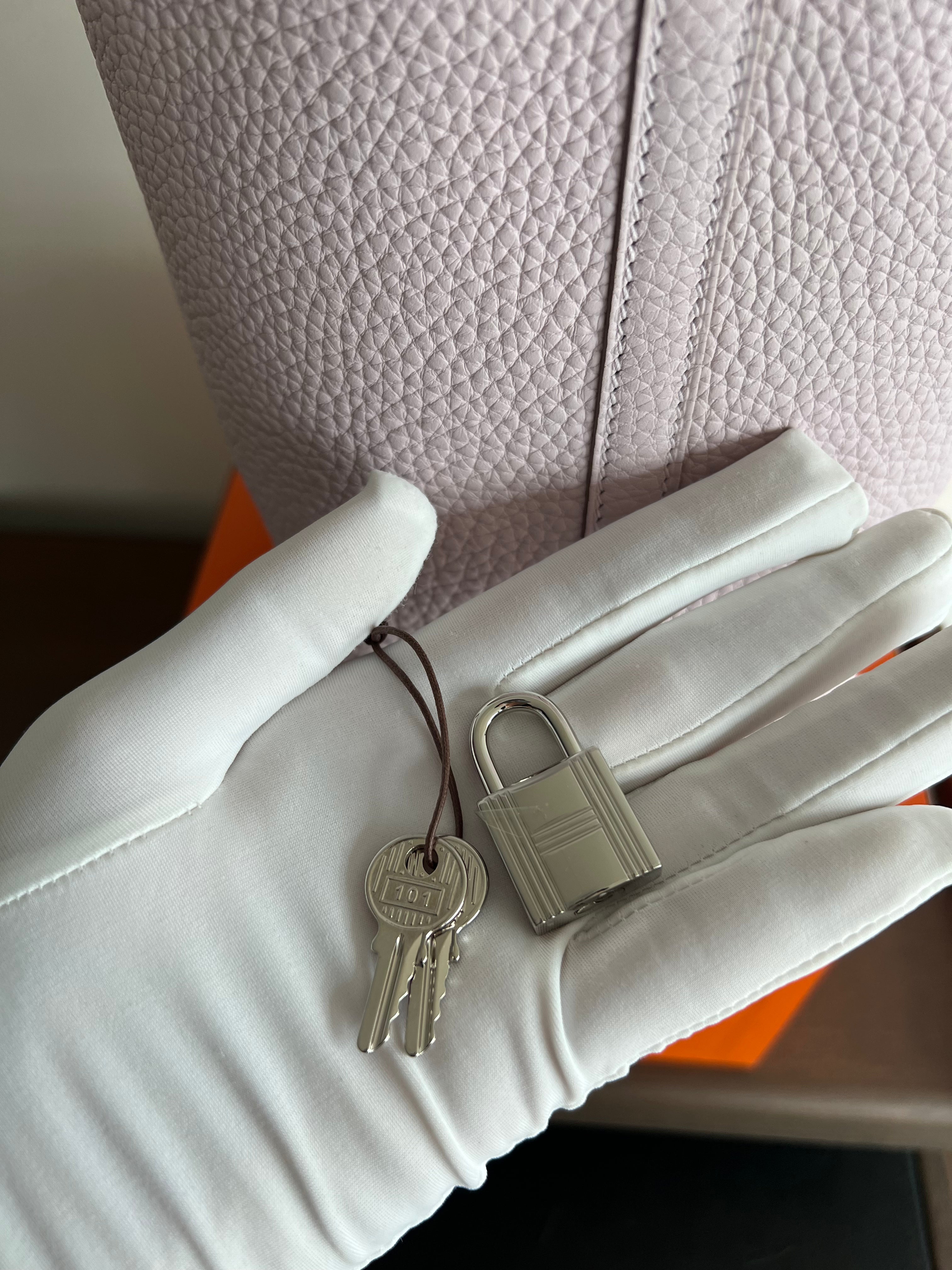 Hermès Picotin 18cm Mauve Pale PHW、mySite、garminoutage.com