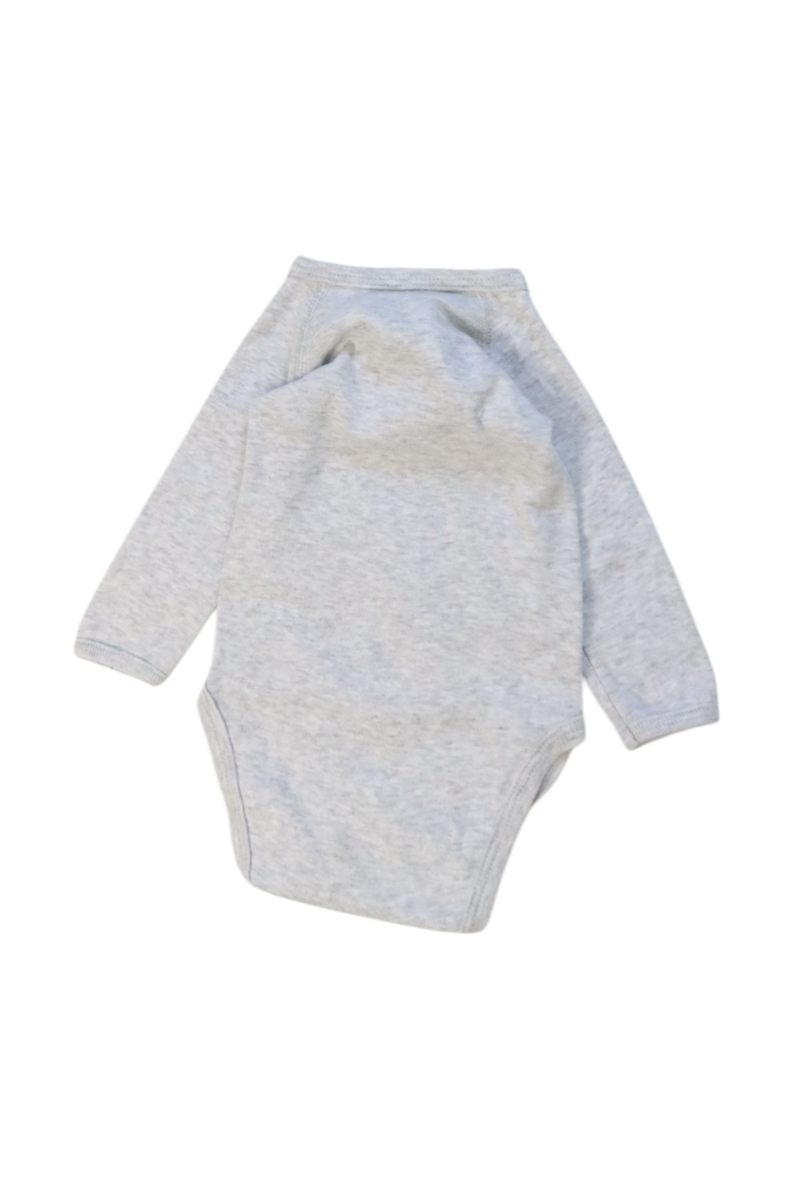Petit Bateau Organic Cotton Long Sleeve Bodysuit 0-3M、mySite、g9winljtr