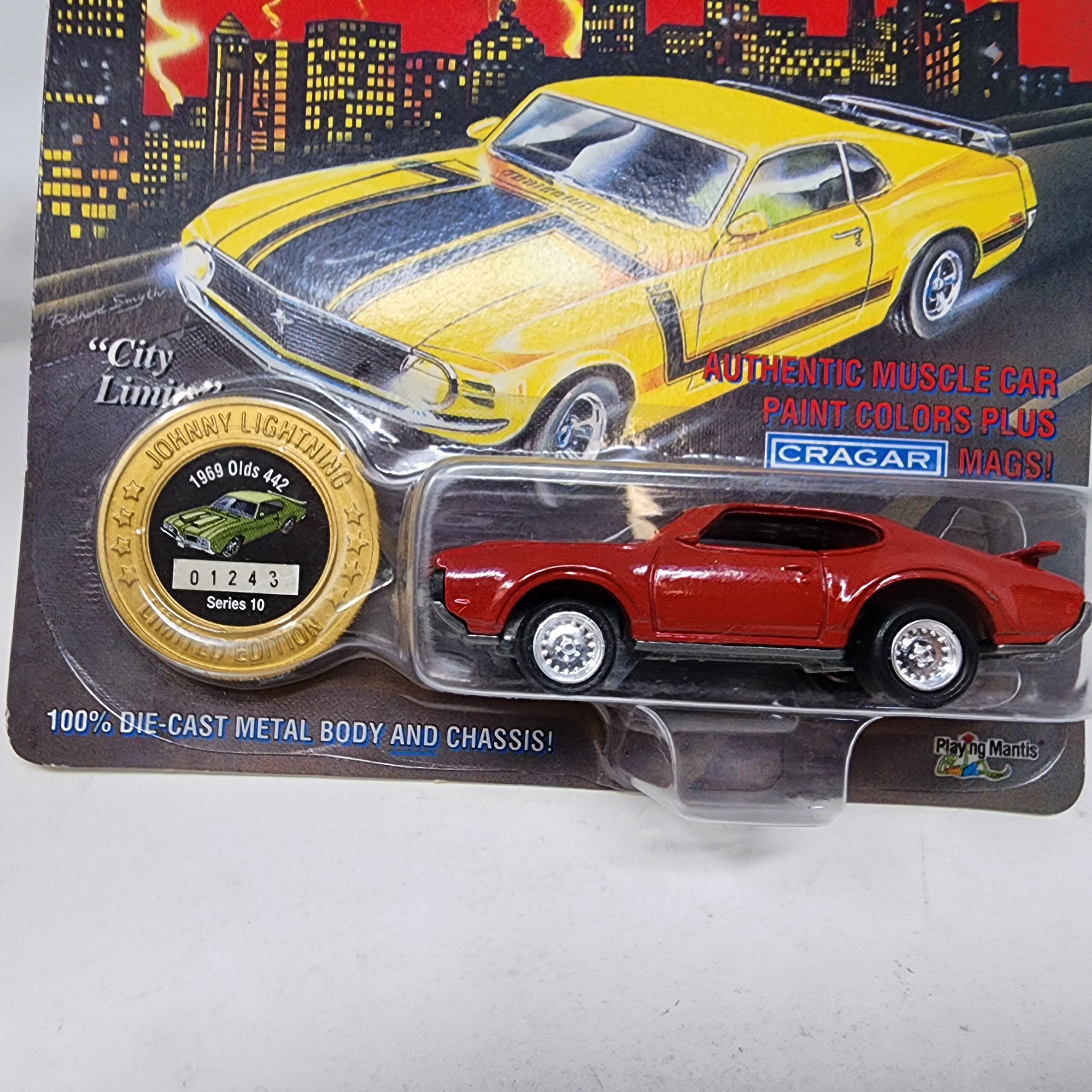 1969 Olds 442 * Dark Orange * Johnny Lightning Muscle Cars USA、mySite、hgirdovlk