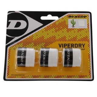Dunlop ViperDry Overgrip 3 Pack (White)