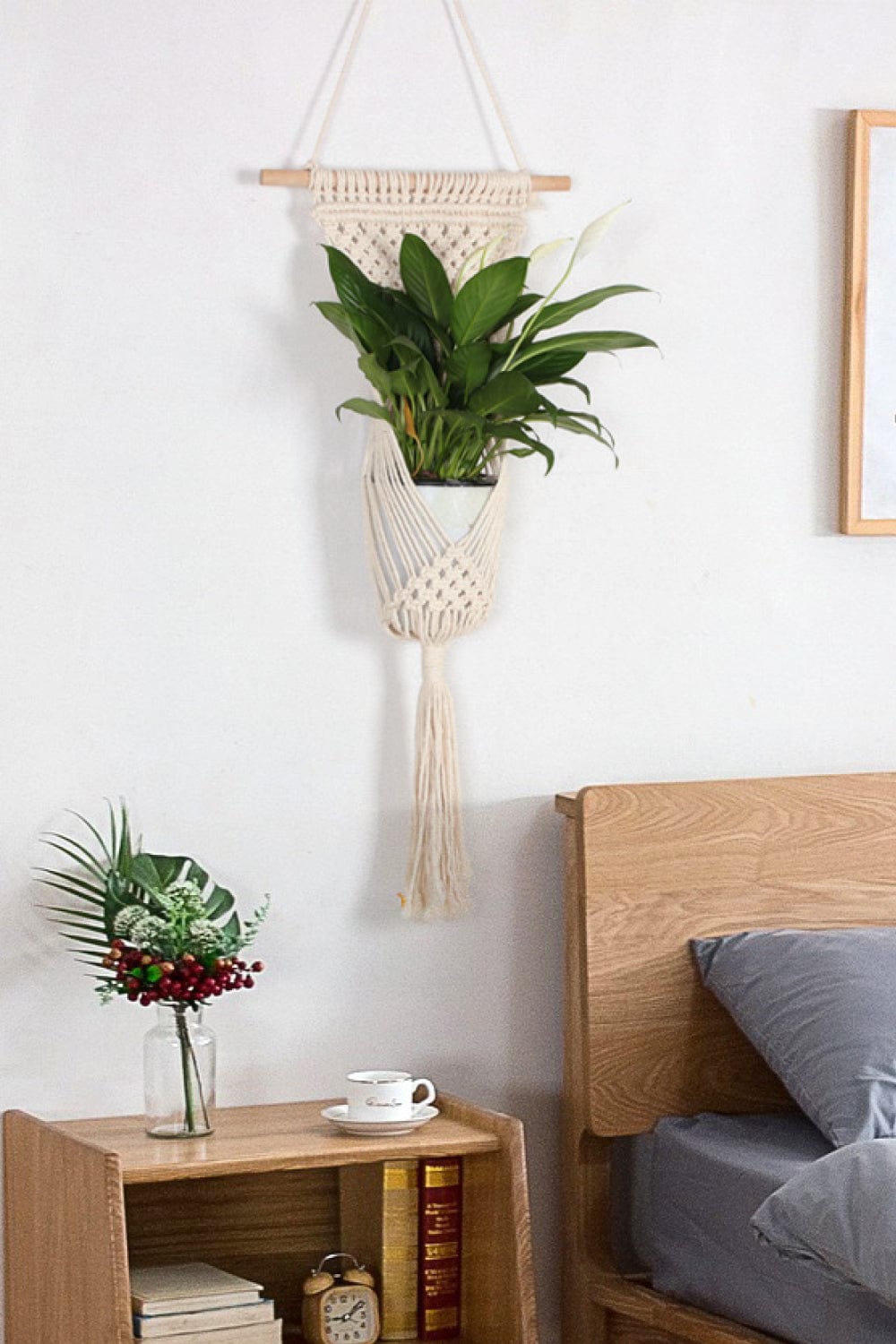 Macrame Basket Wall Hanging、mySite、g9winljtr