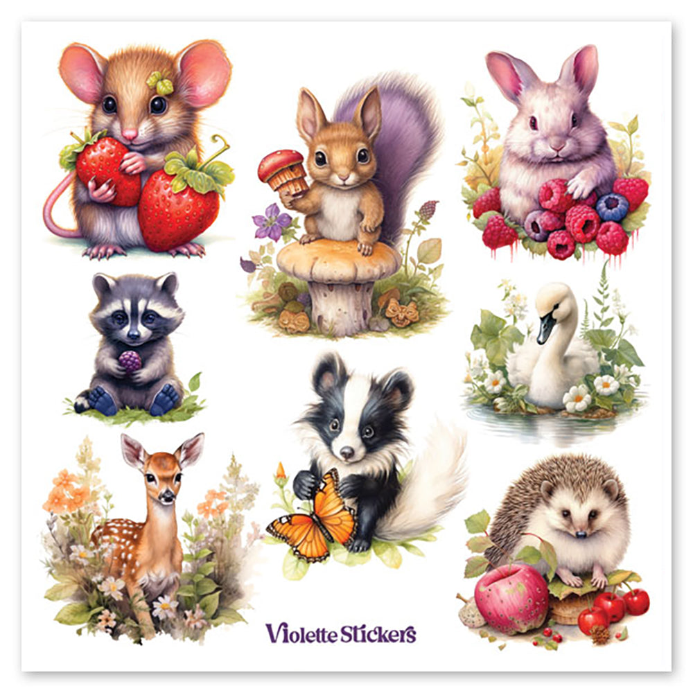  Strawberry Mice and Friends Stickers、mySite、ghnorth
