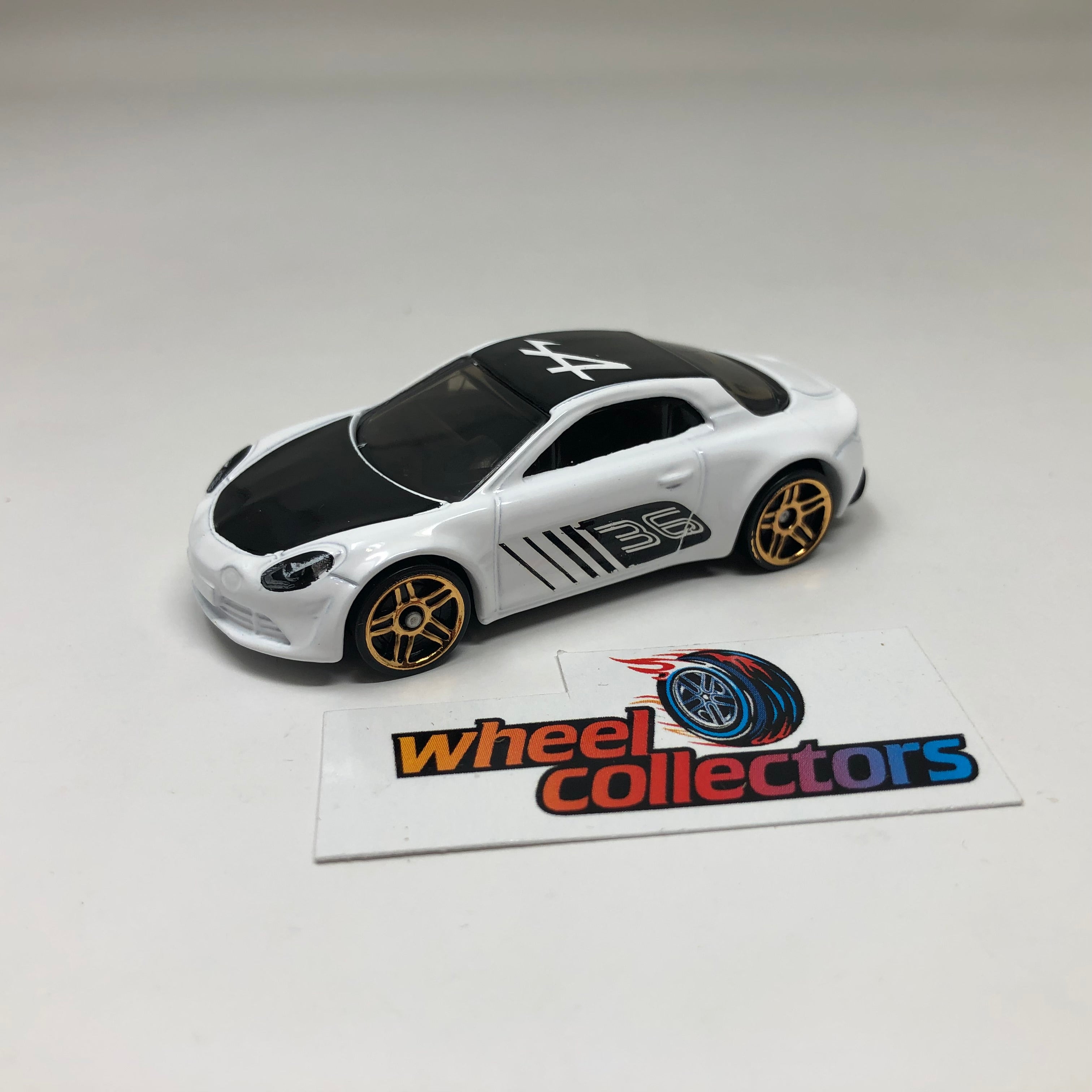 Alpine A110 * White * Hot Wheels Exotics European Series Loose 1:64 Scale、mySite、hgirdovlk
