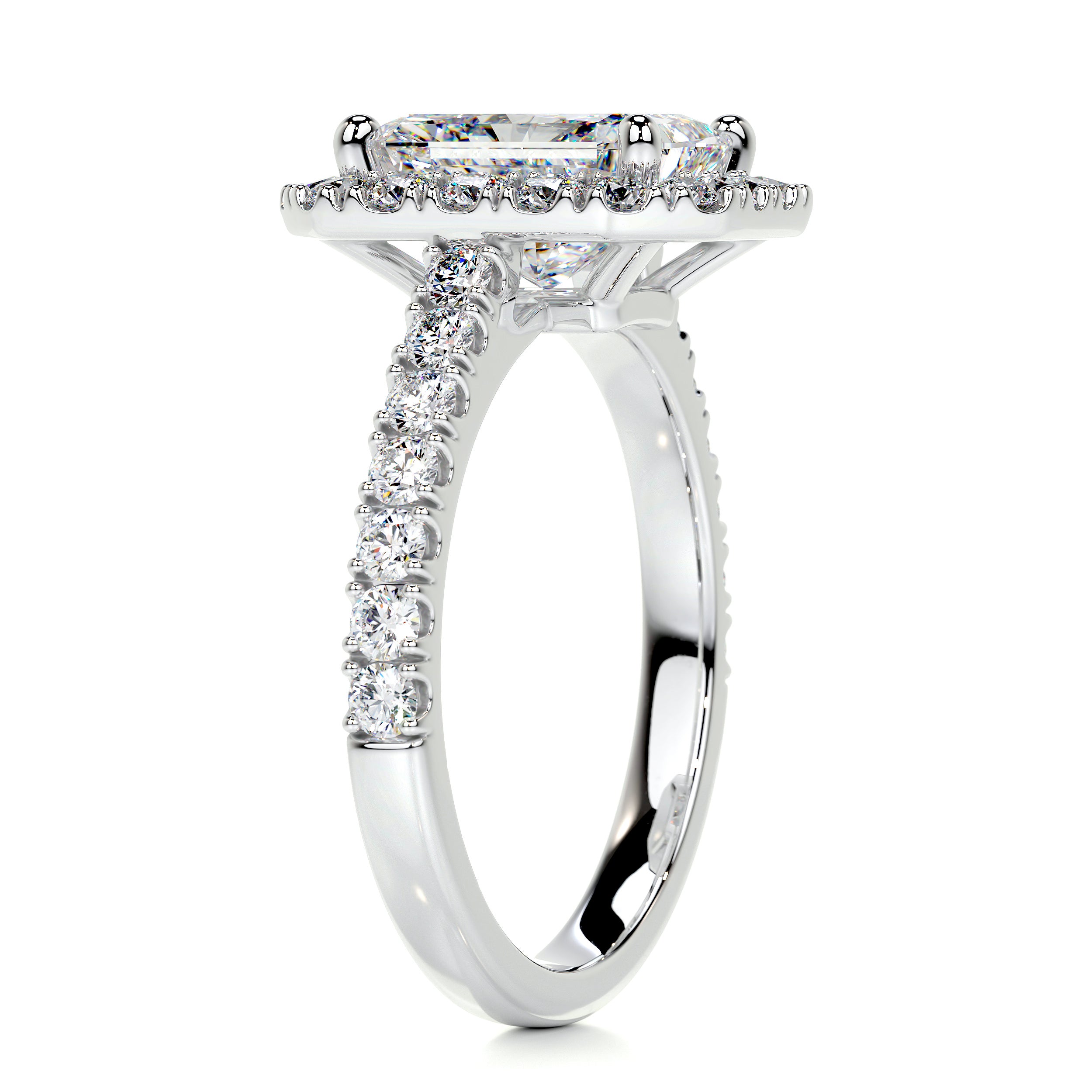 Andrea Moissanite & Diamond Ring -Platinum、mySite、hinf8tx79