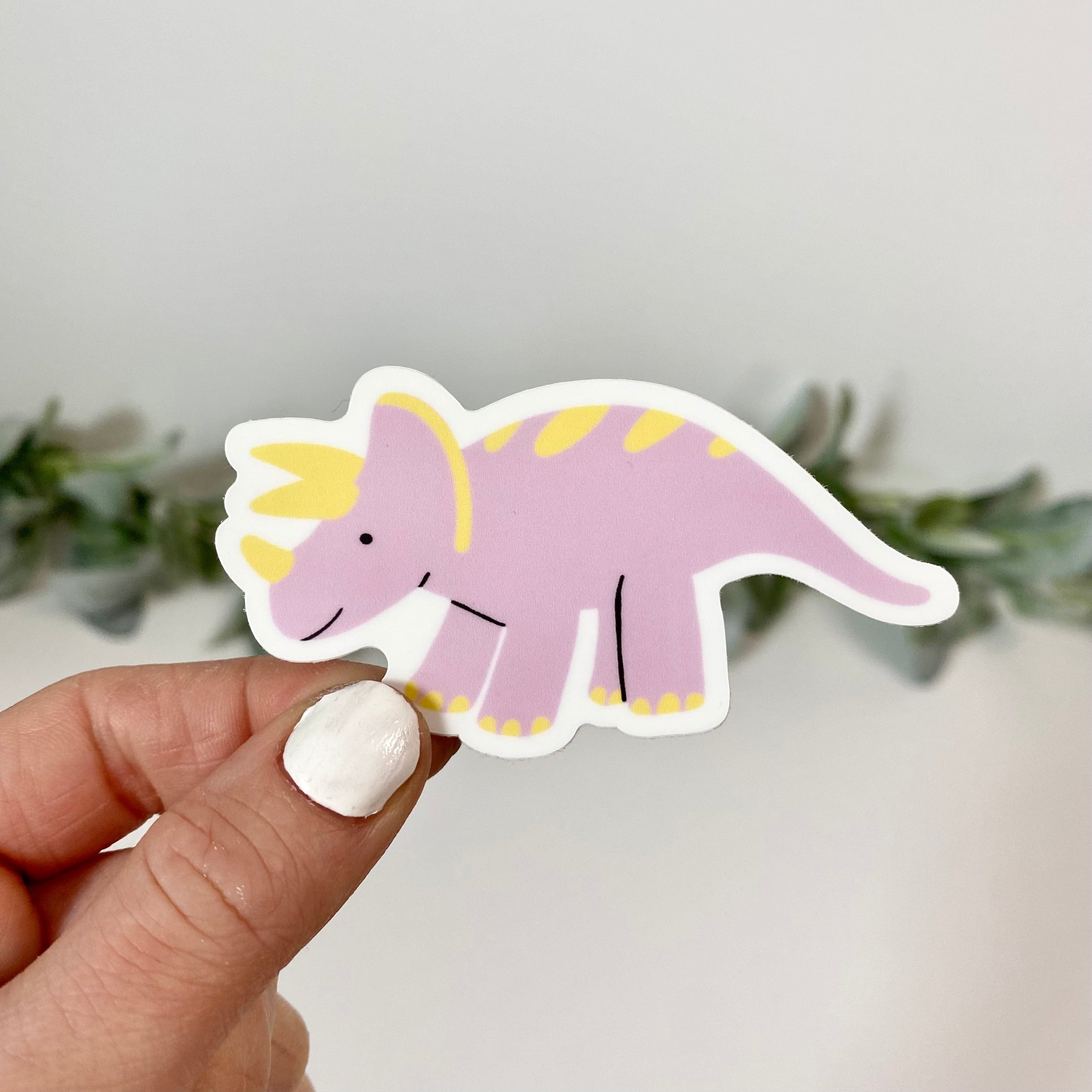 Cute Pink Dinosaur Sticker、mySite、ghnorth