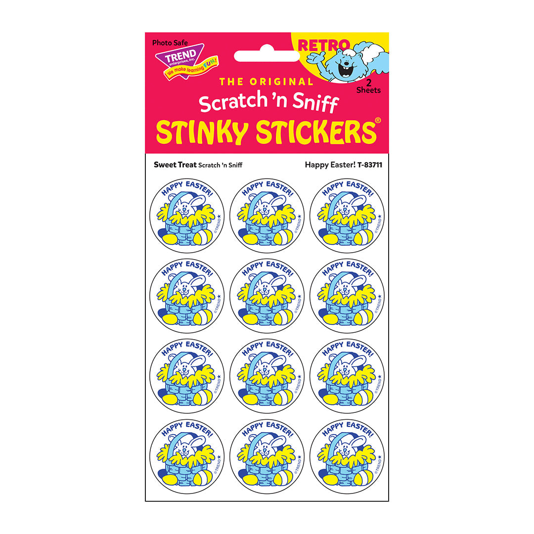 Happy Easter! - Sweet Treat-Scented Retro Scratch 'n Sniff Stinky Stickers®、mySite、ghnorth