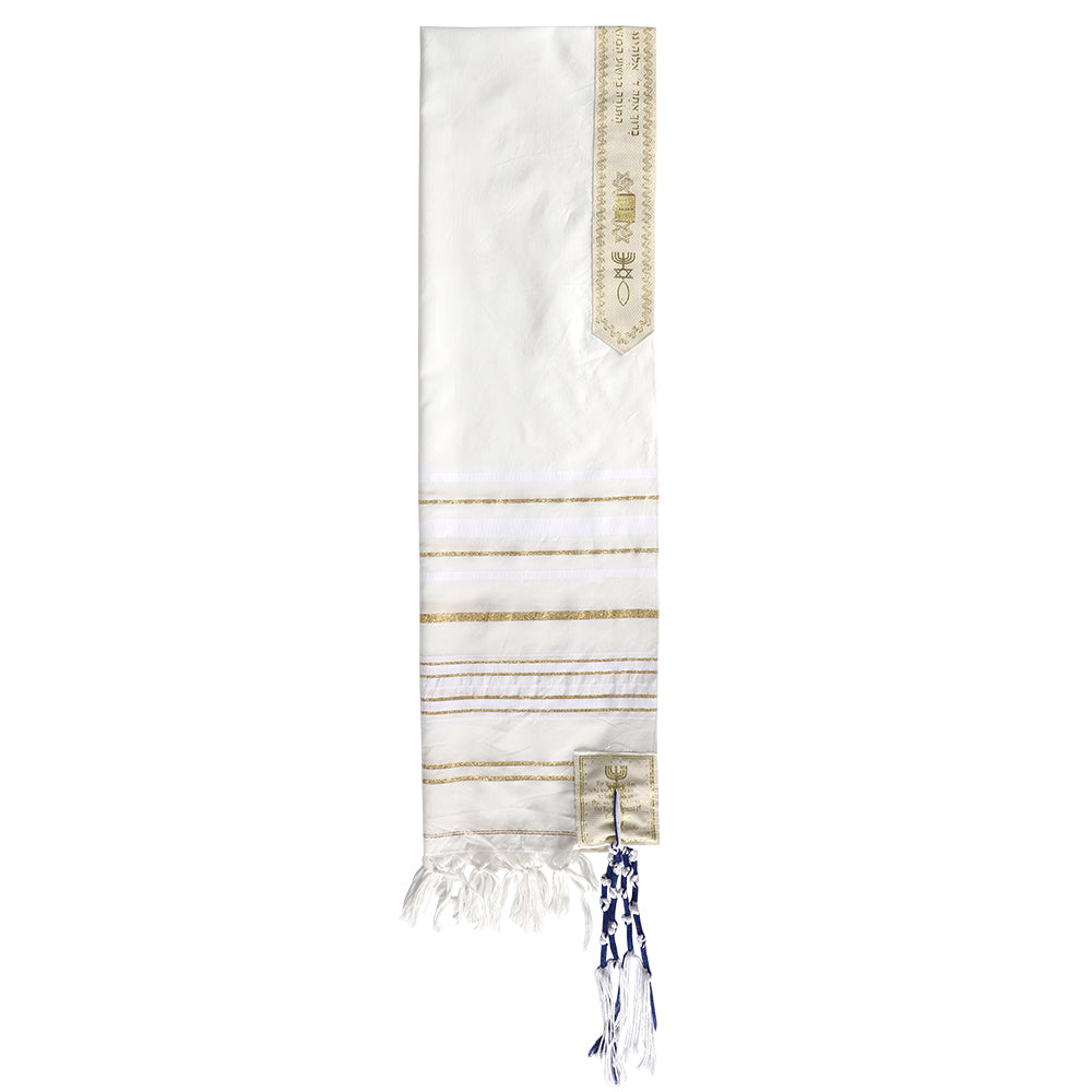  HolyLandMarket Mens Messianic Shawl/Tallit - The Messiah Tallit、mySite、elrpsem3k