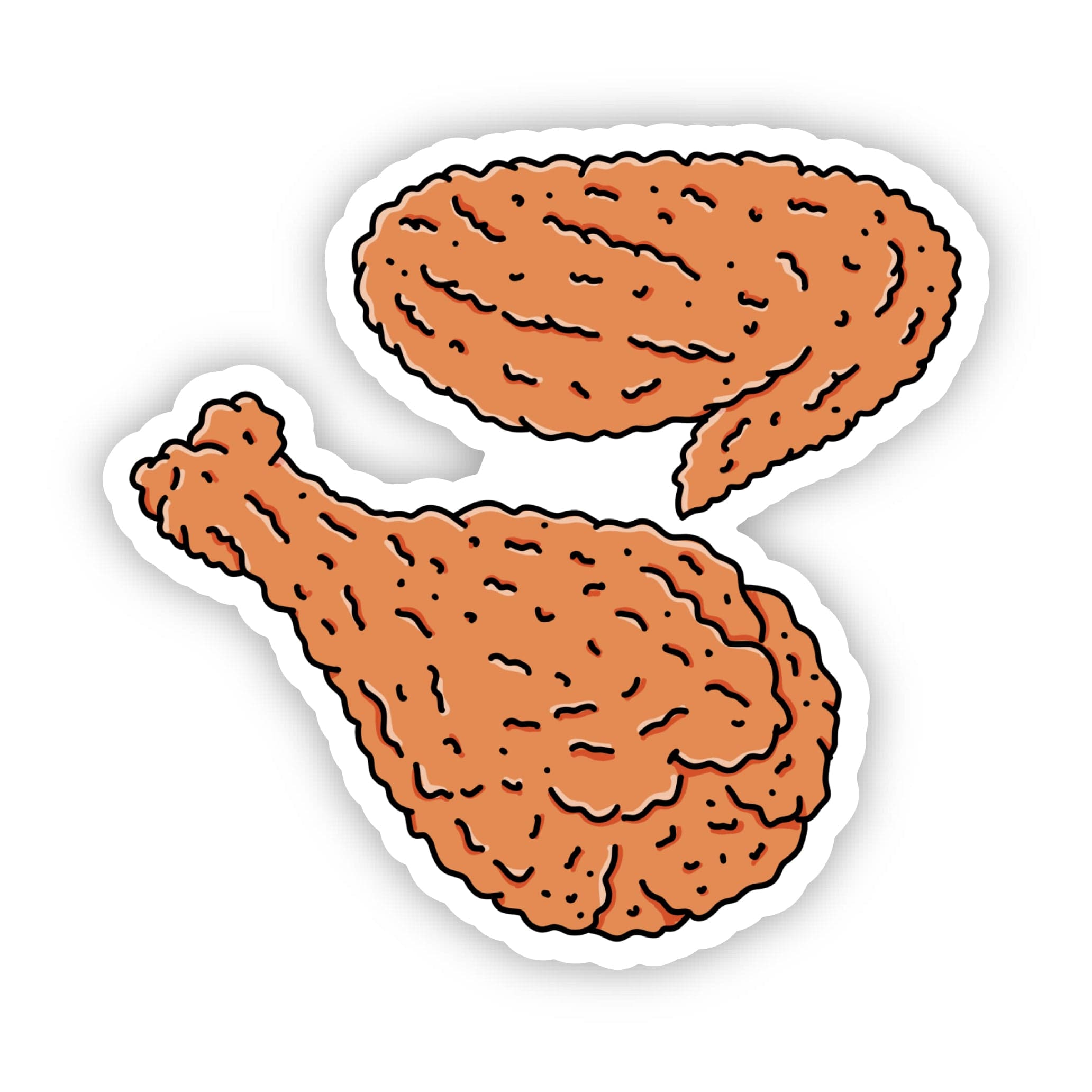  Fried Chicken Leg & Wing Sticker、mySite、ghnorth