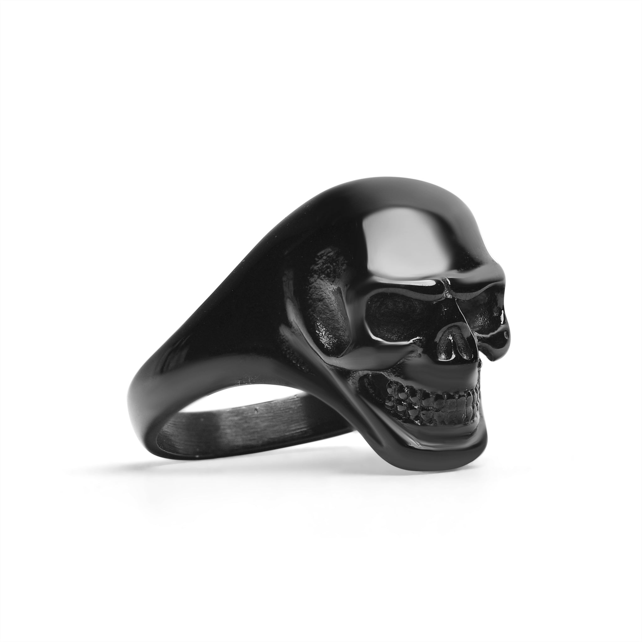 Stainless Steel Black Skull Ring / SCR4053、mySite、dreamappss