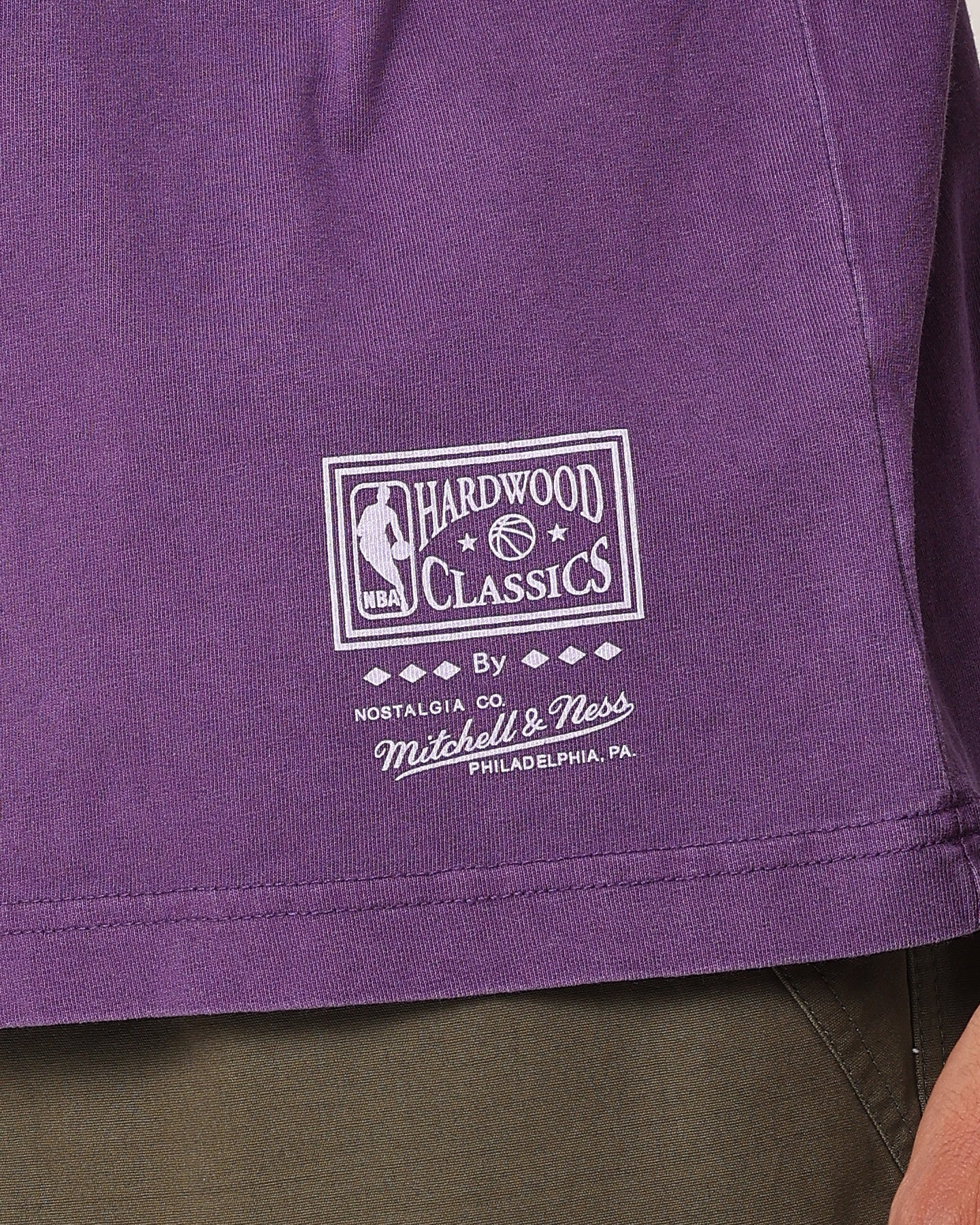 Mitchell & Ness Los Angeles Lakers Highway Logo T-Shirt Lakers Purple、mySite、zt4zffjzw