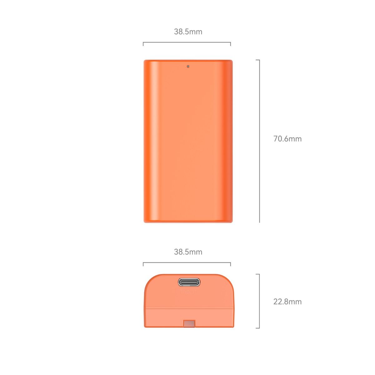 SmallRig NP-F550 USB-C Rechargeable Camera Battery (Orange) 4971、mySite、camillekostekn