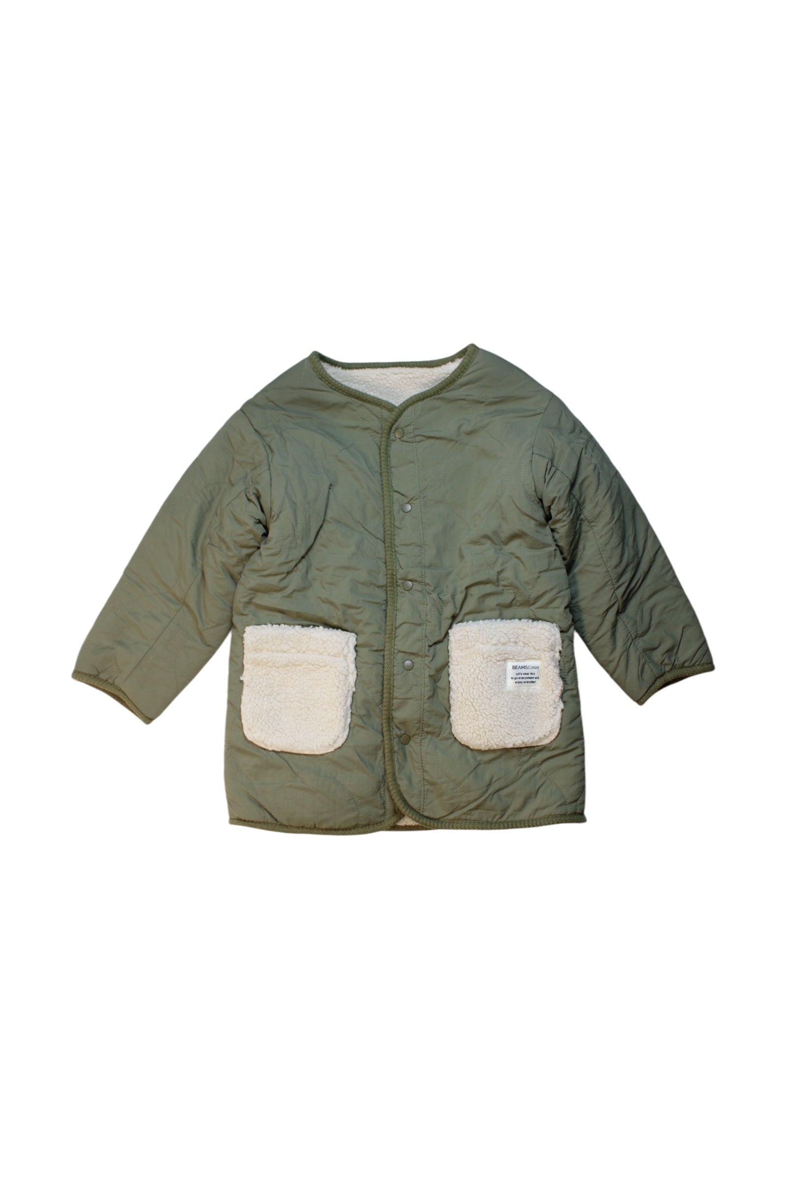 BEAMS Quilted Coat With Pockets 4T、mySite、g9winljtr