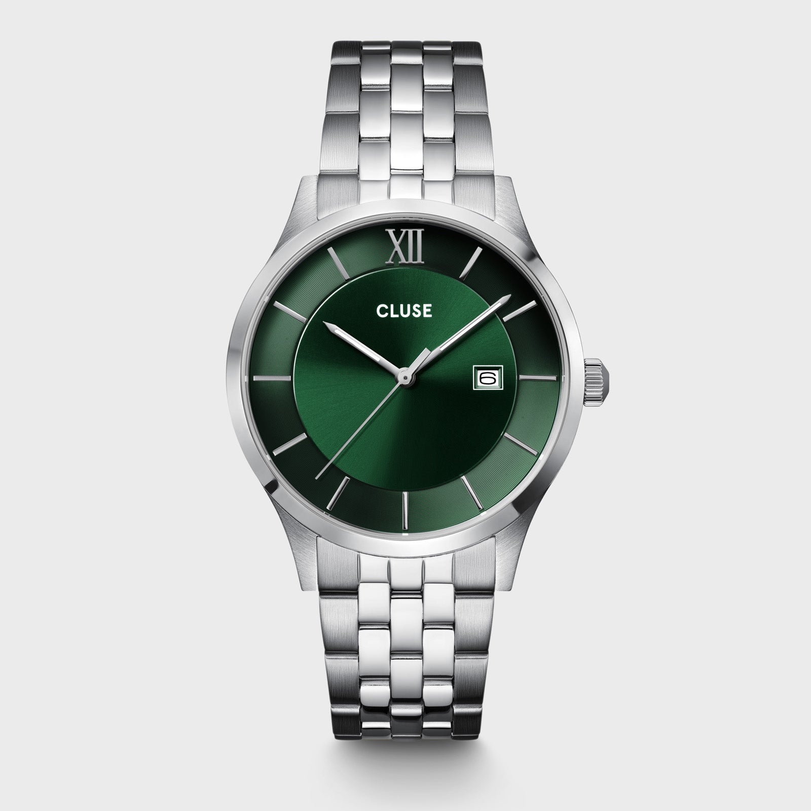 Aravis 3-Hand Watch Steel, Green, Silver Colour、mySite、botmansion