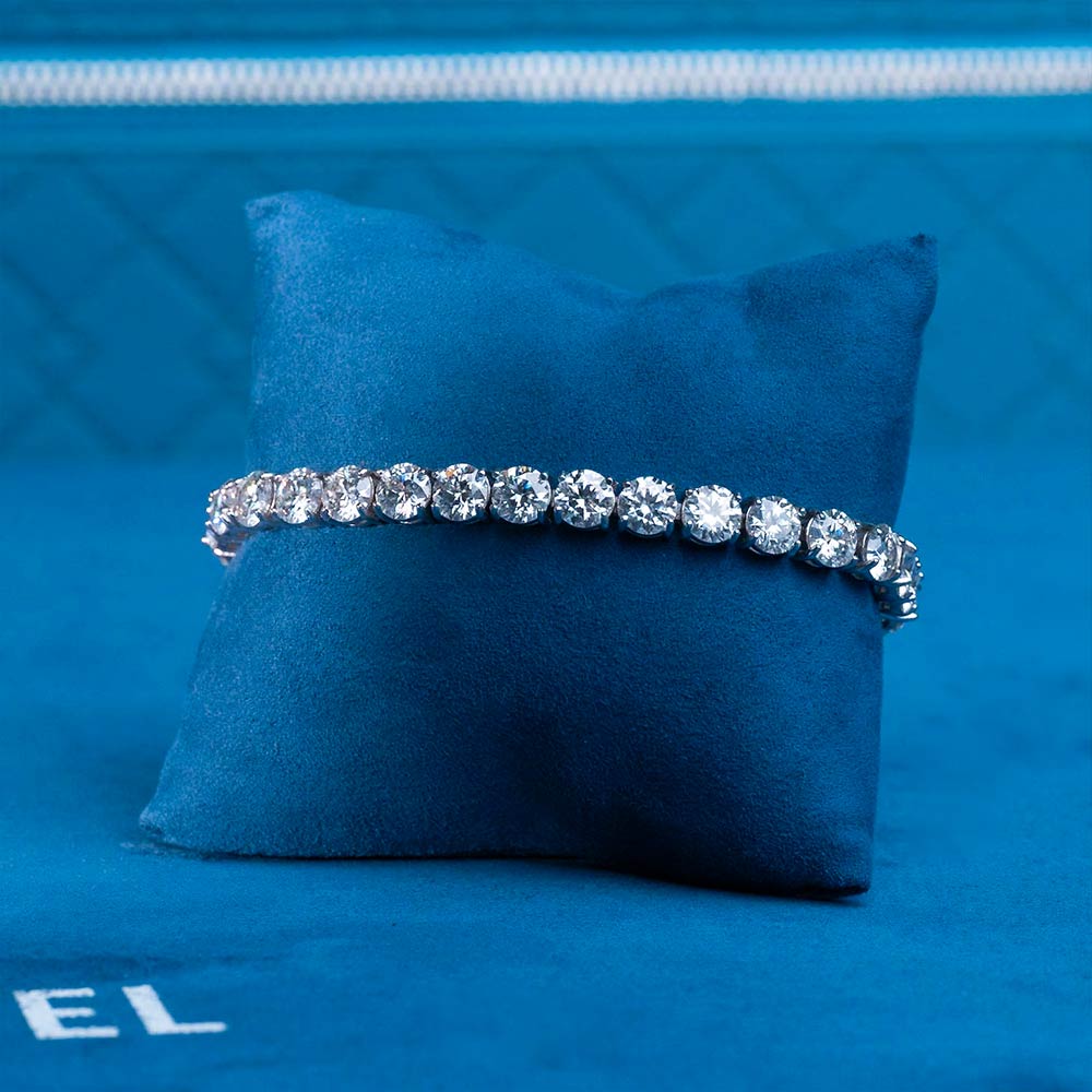 Moissanite Tennis Bracelet 14K Gold (ALL SIZES)、mySite、hinf8tx79