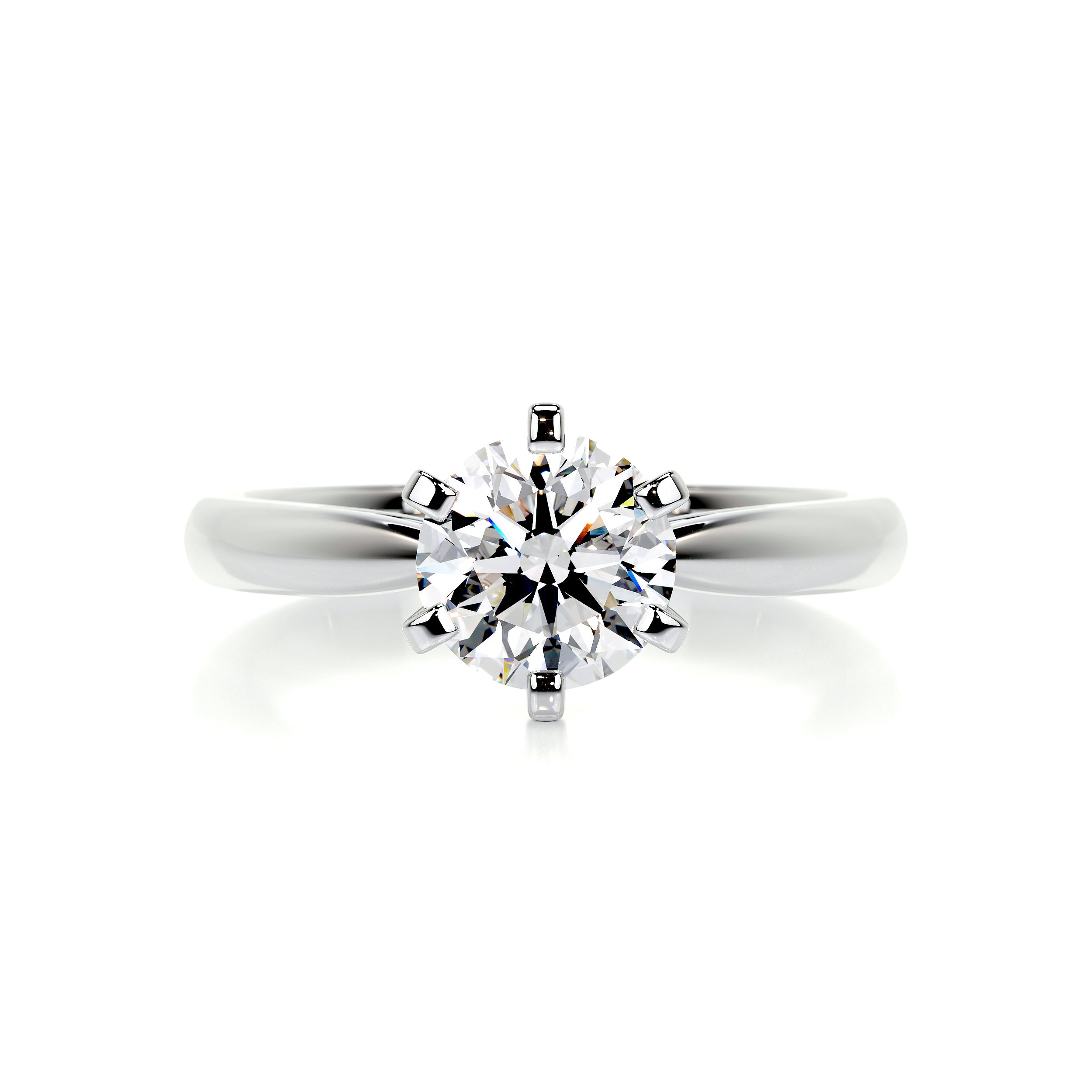Talia Diamond Engagement Ring - 18K White Gold、mySite、hinf8tx79