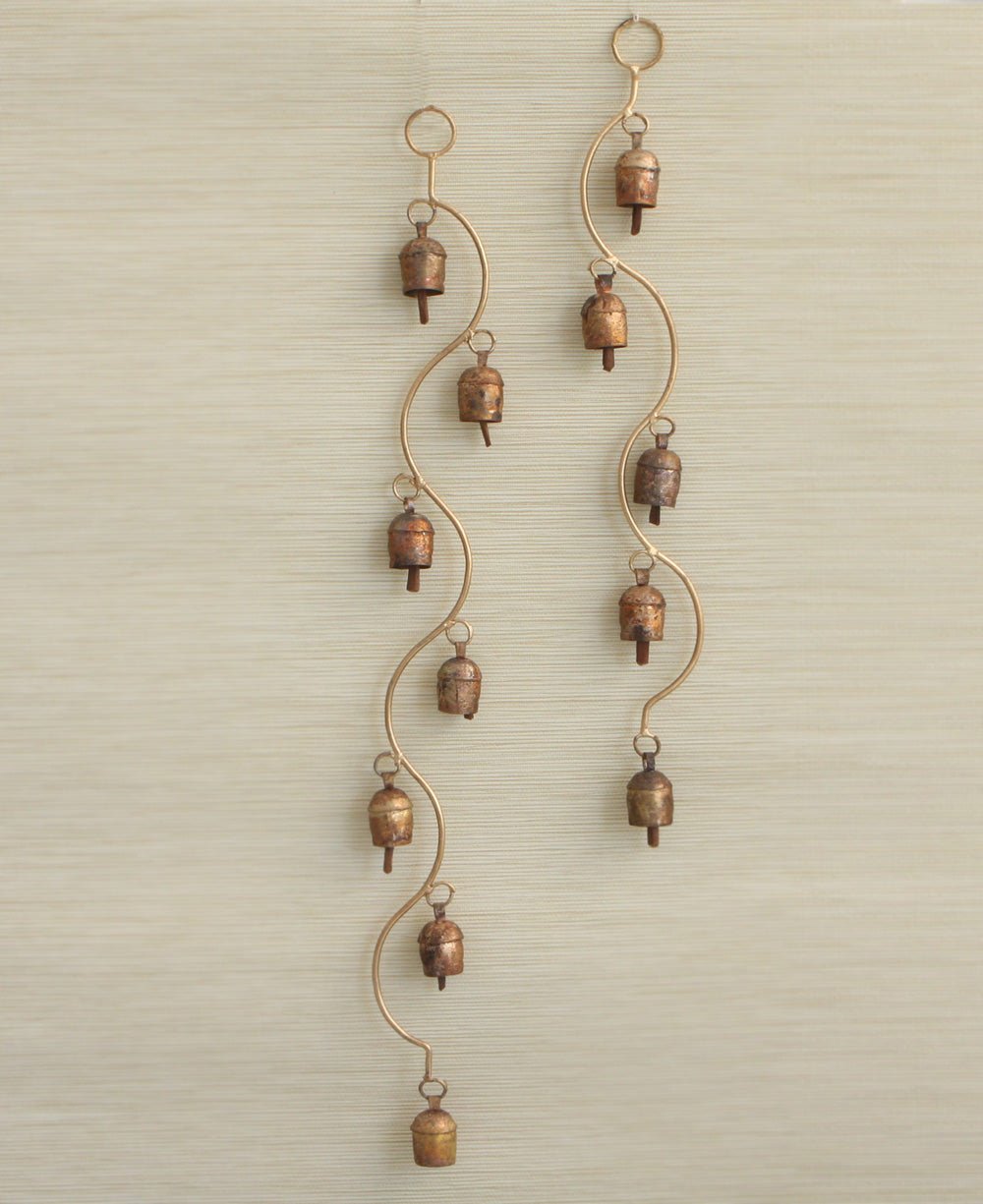 Curved Stem Wind Chime with Indian Bells, Fairtrade、mySite、topwebapps