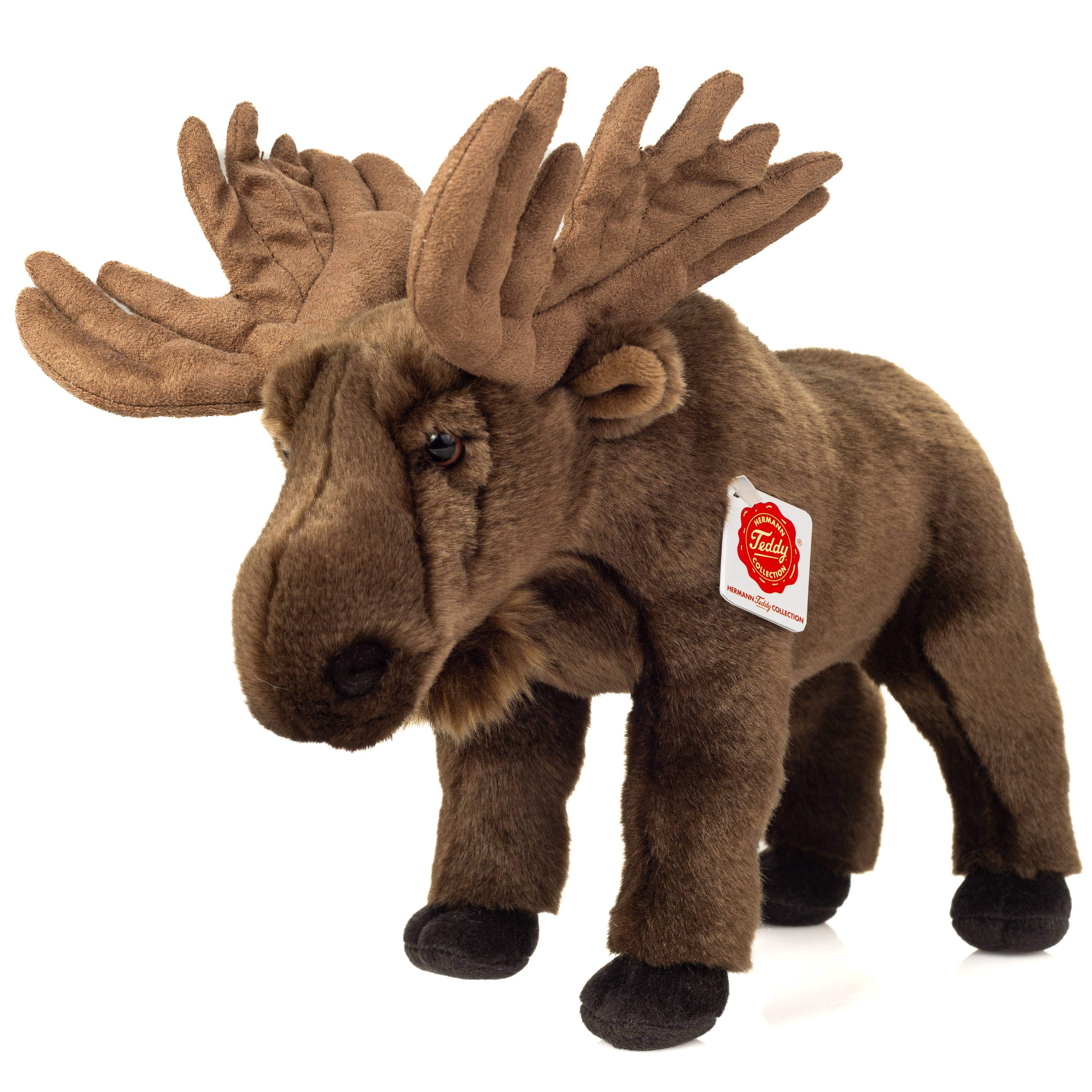 Realistic Standing Plush Moose 30 cm by Teddy Hermann、mySite、g9winljtr
