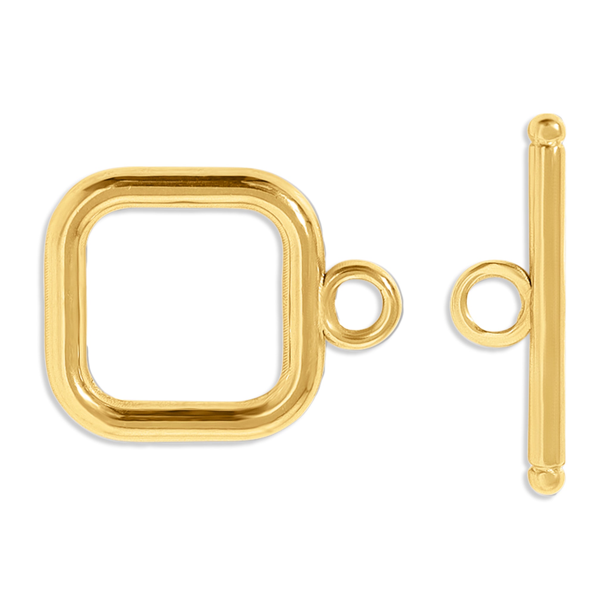 18K Gold PVD Stainless Steel Square Toggle Clasp / ENC0049、mySite、dreamappss