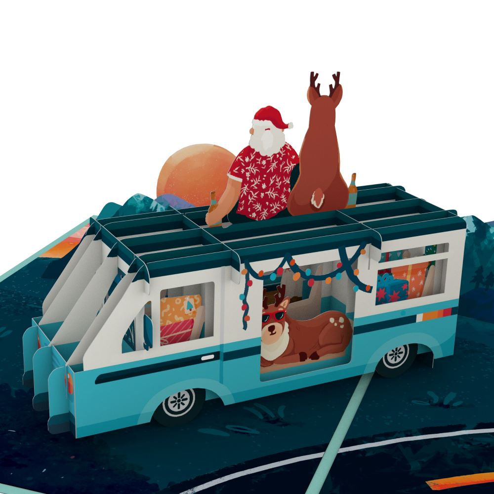 Wandering Santa Pop-Up Card、mySite、solidvoid