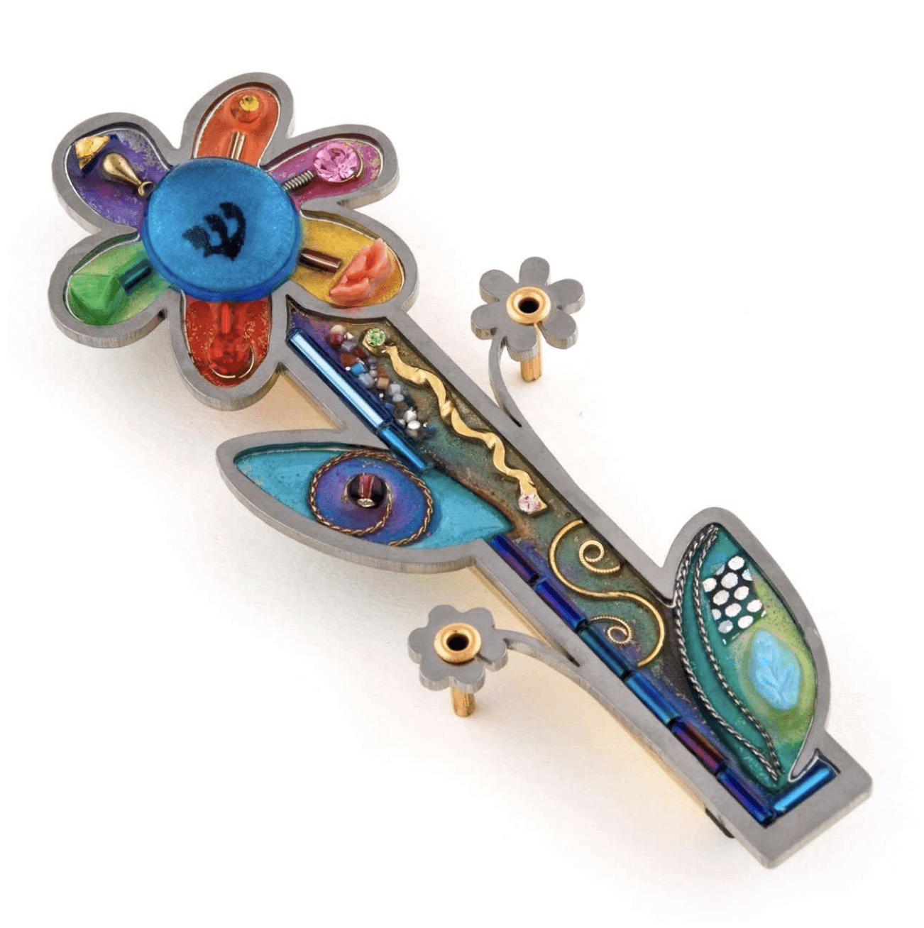 Seeka Blooming Rainbow Flower Mezuzah、mySite、topwebapps