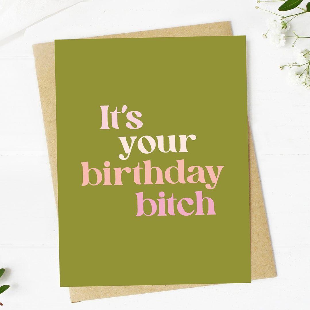  It's Your Birthday Bitch Funny Birthday Card、mySite、elrpsem3k