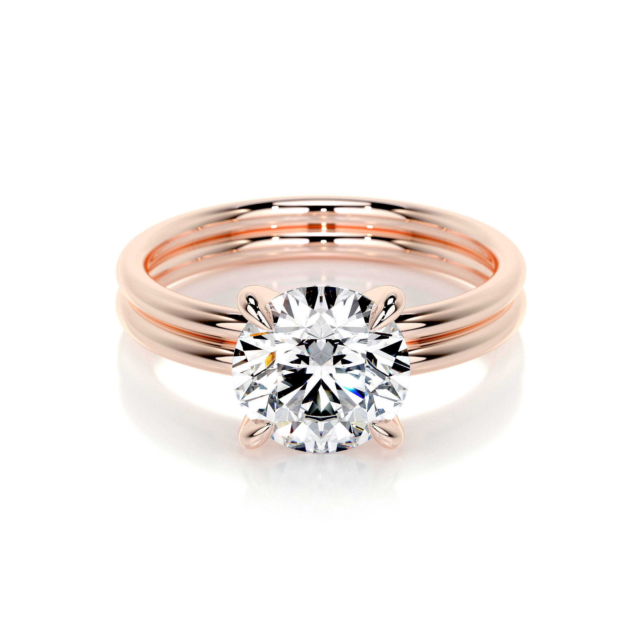 Eloise Lab Grown Diamond Bridal Set -14K Rose Gold、mySite、hinf8tx79