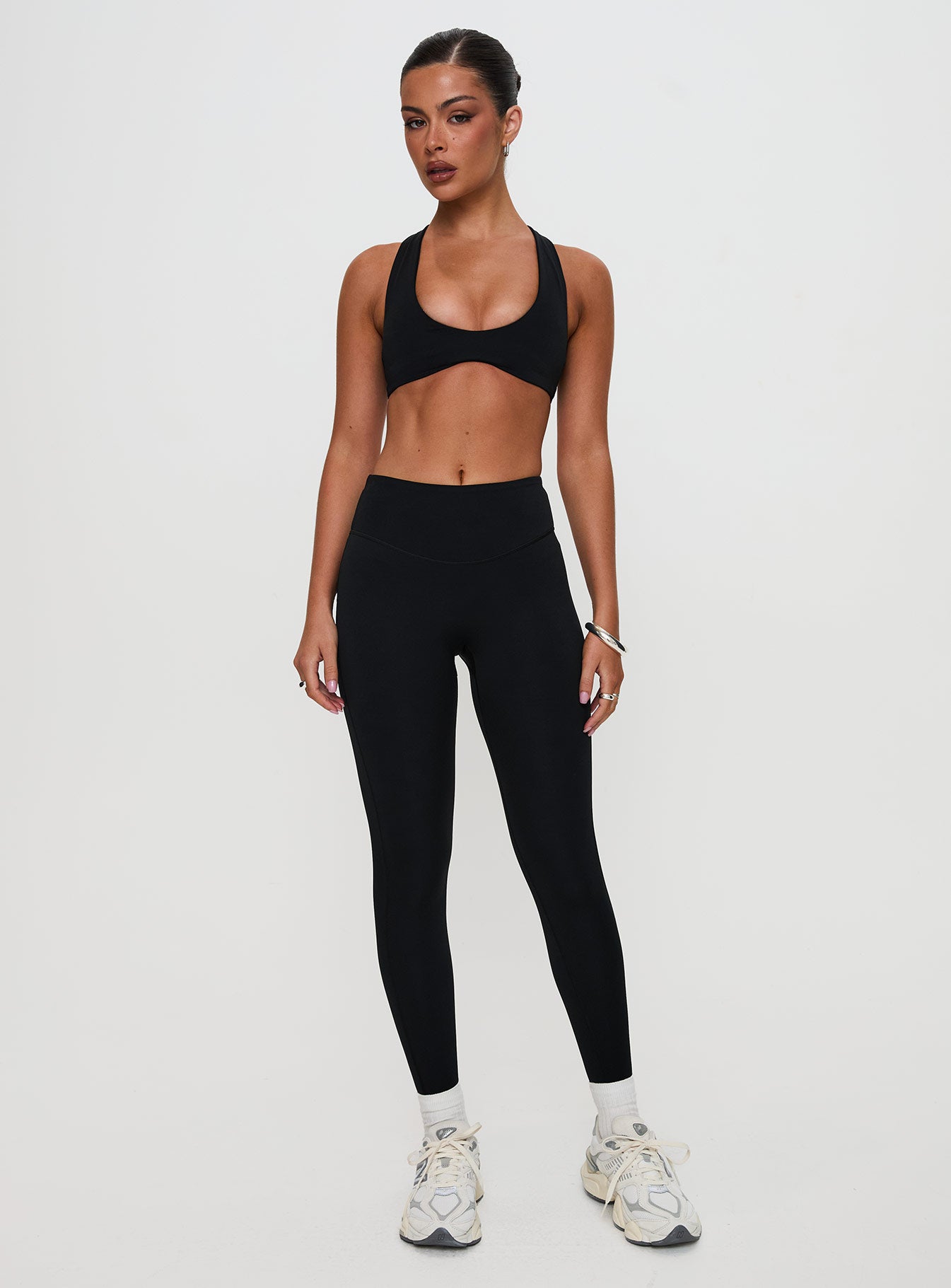 Pulse Full Length Active Tights Black、mySite、solidvoid