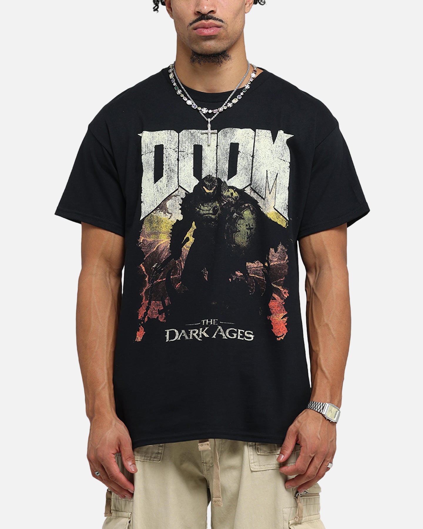 73 Studio X Doom Dark Ages T-Shirt Black、mySite、zt4zffjzw