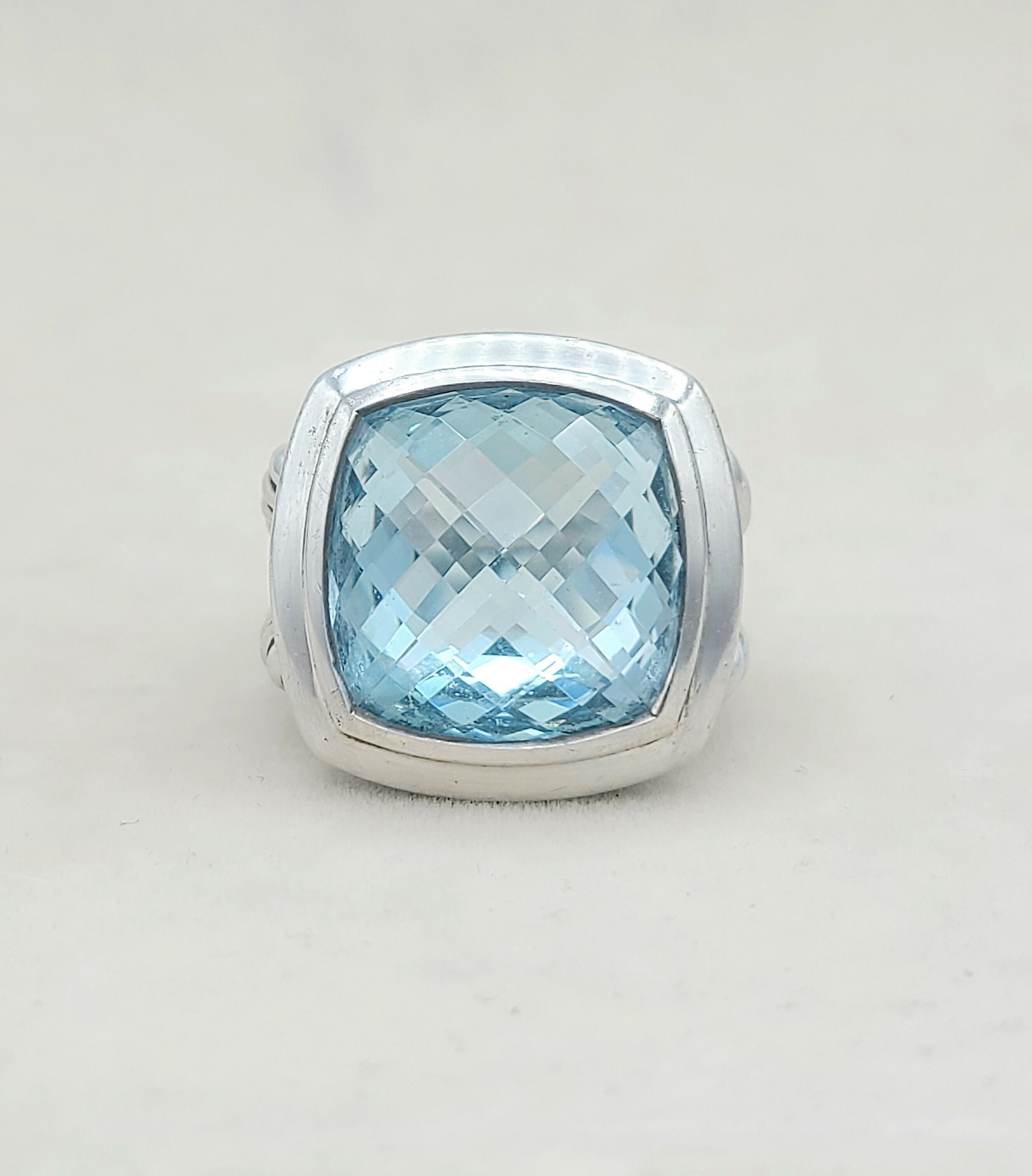 David聽Yurman聽Albion聽17mm聽Blue聽Topaz聽Ring、mySite、hinf8tx79